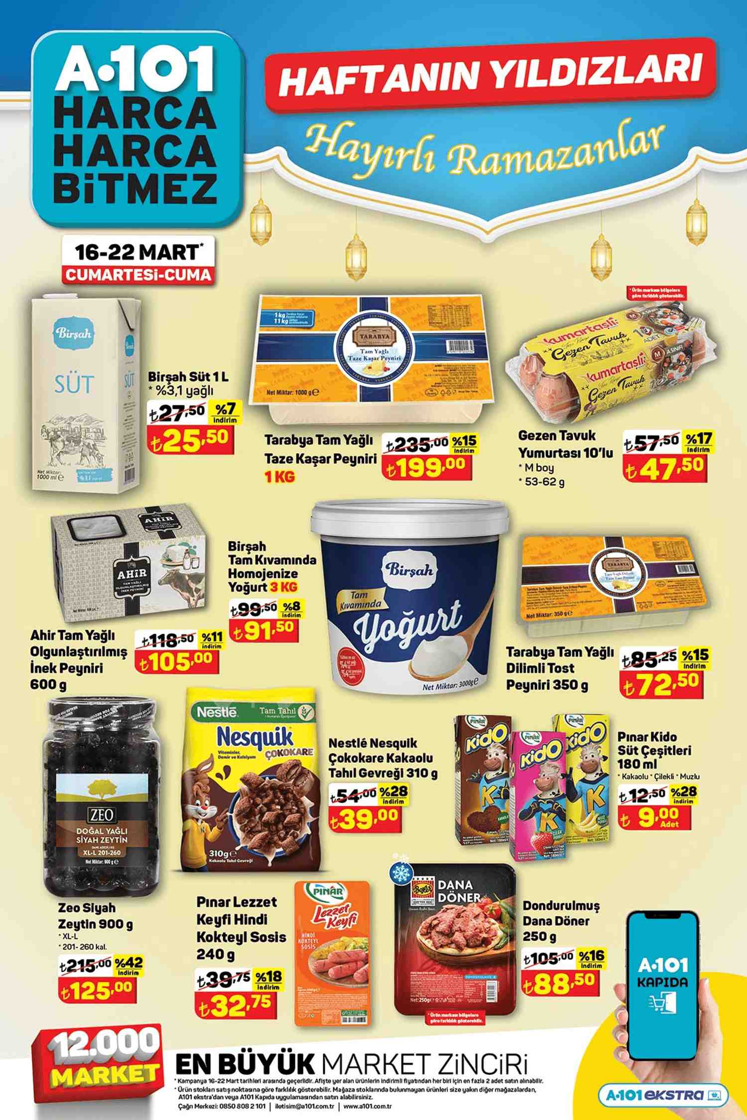 A101 16 Mart 2024 Ramazan Özel Hafta Sonu Kataloğu