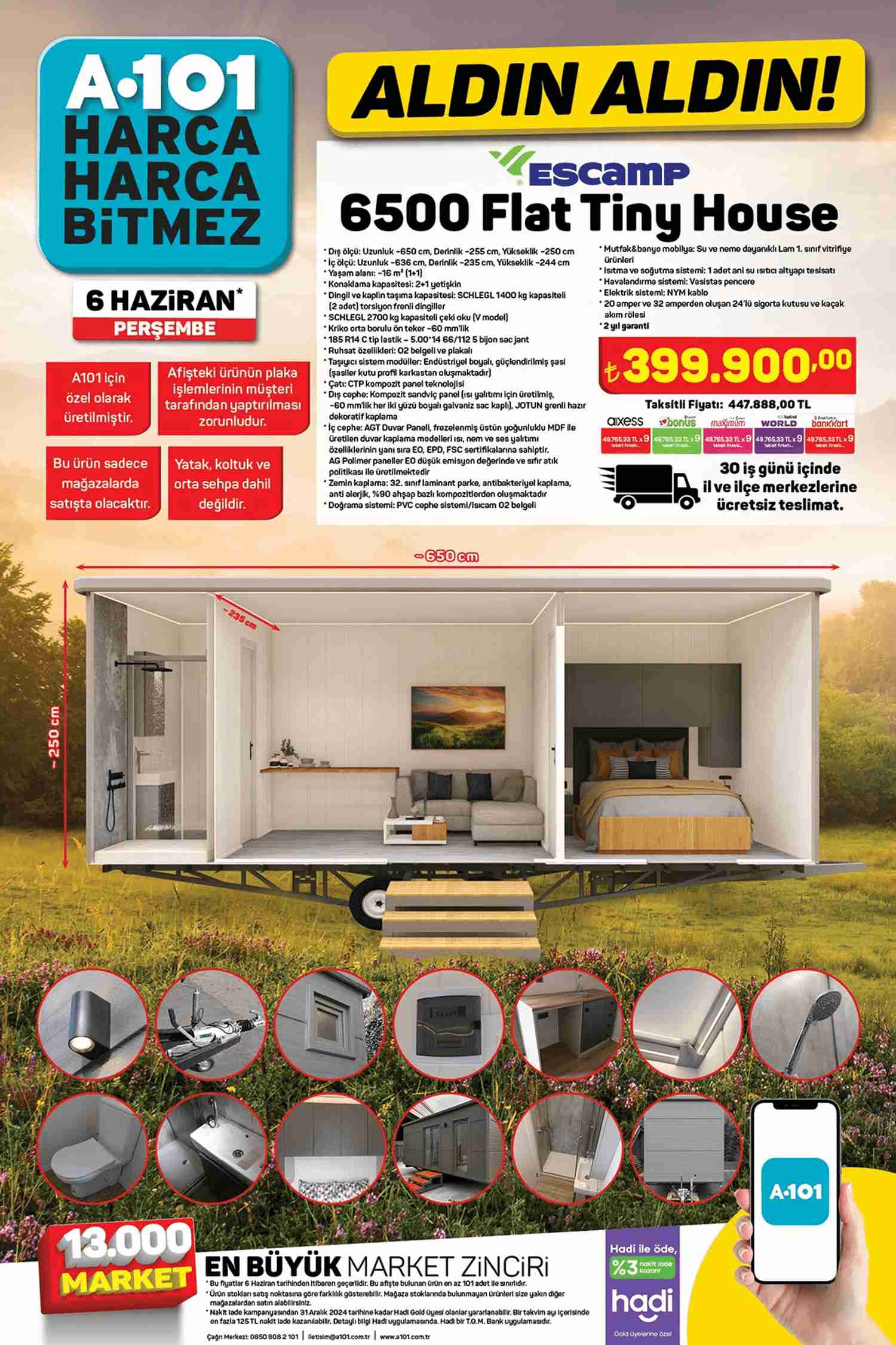 A101 5 Haziran 2024 Tiny House Fırsatı Yeniden Geliyor