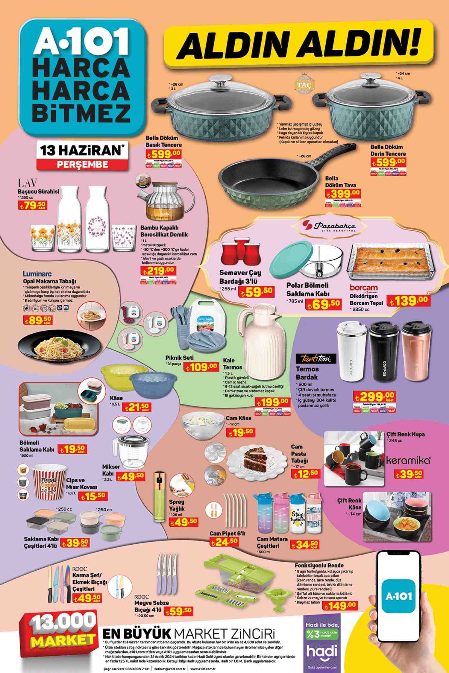 A101 13 Haziran 2024 Aktüel Ürünler Kataloğu