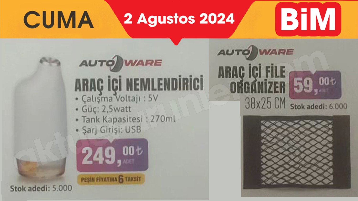 Autoware Ürünleri Bölüm 2