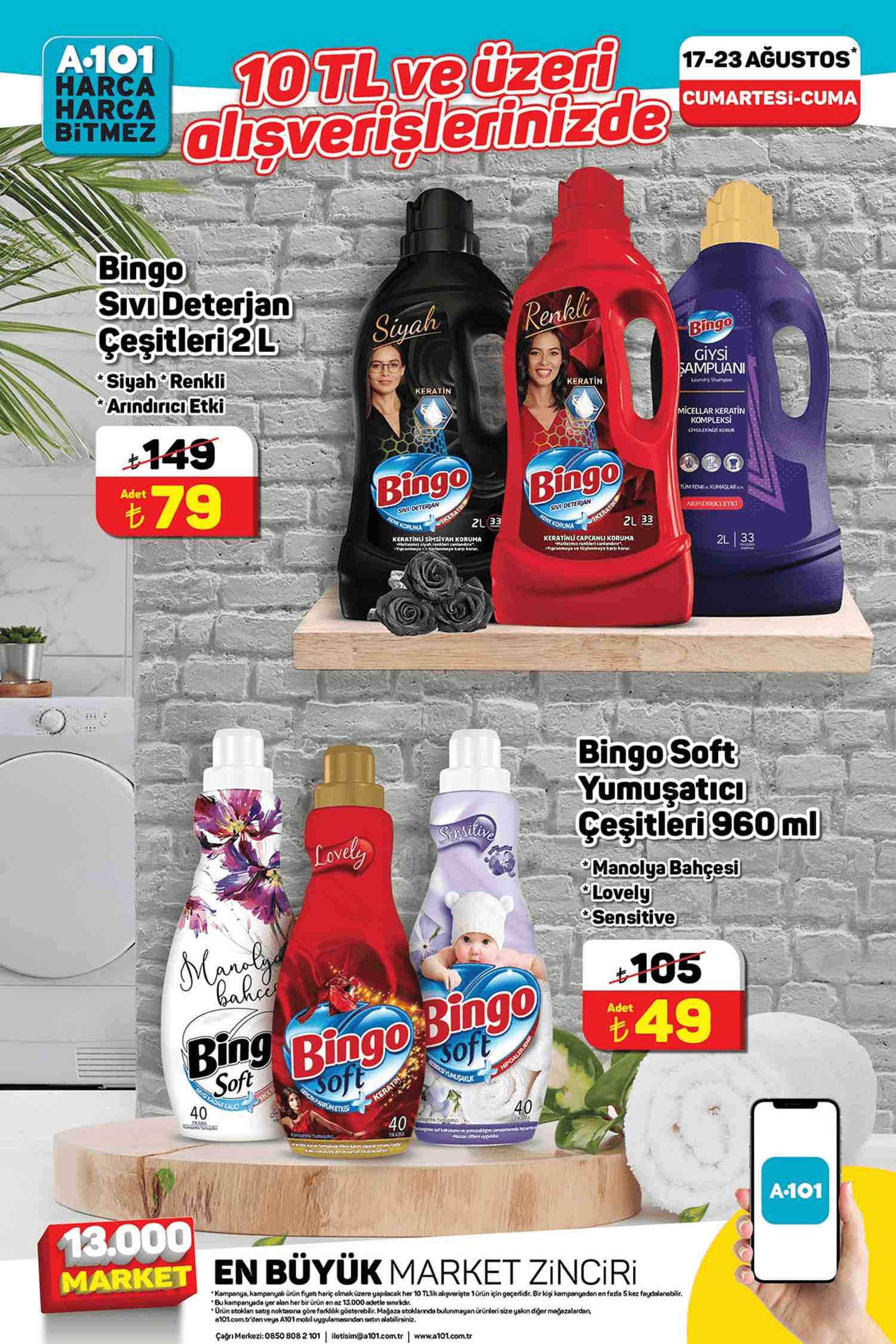 A101 17 Ağustos Hafta Sonu Efsane Fırsatlar Sayfası
