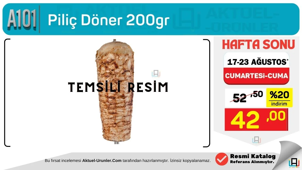 A101 17 Agustos Tekli İnceleme infografik Görsel
