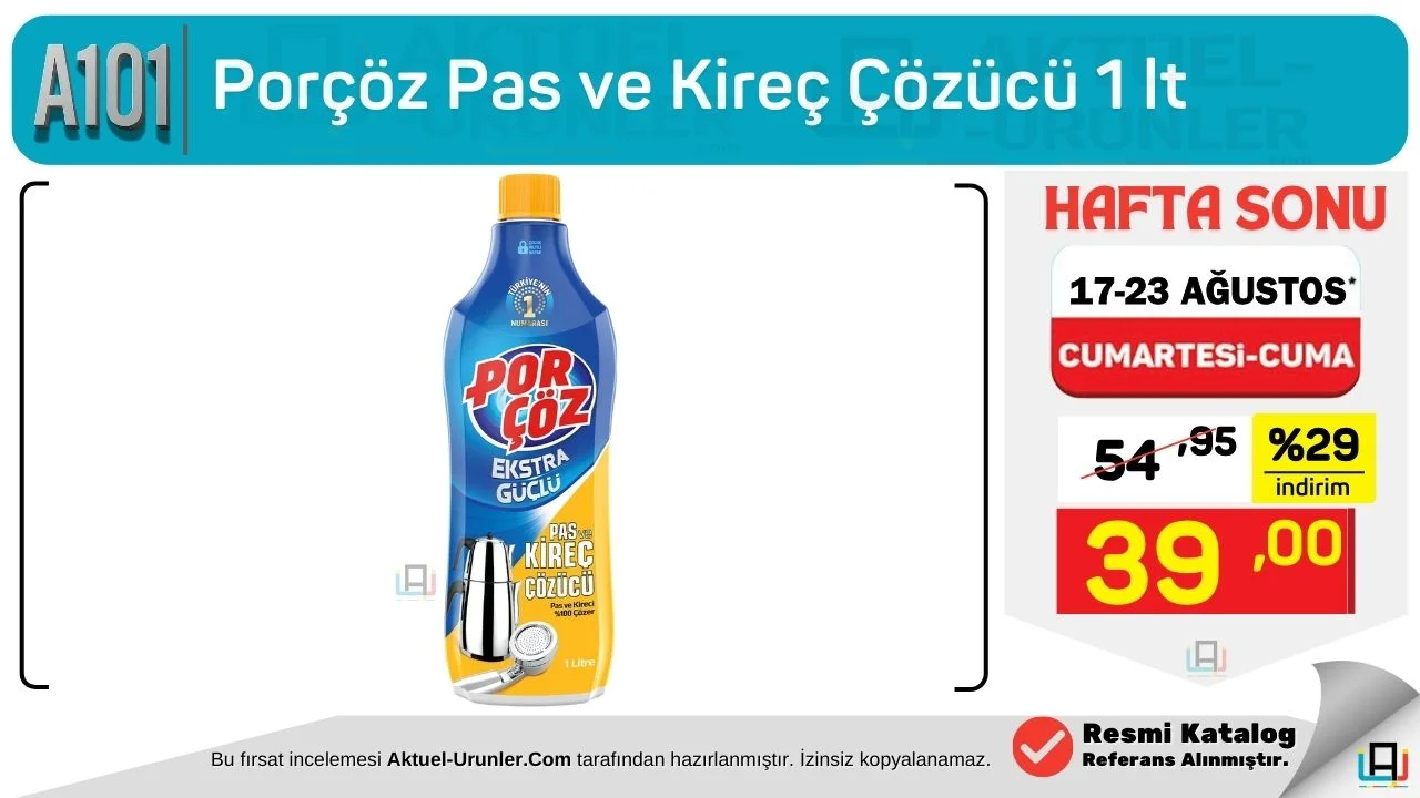 A101 17 Agustos Tekli İnceleme infografik Görsel