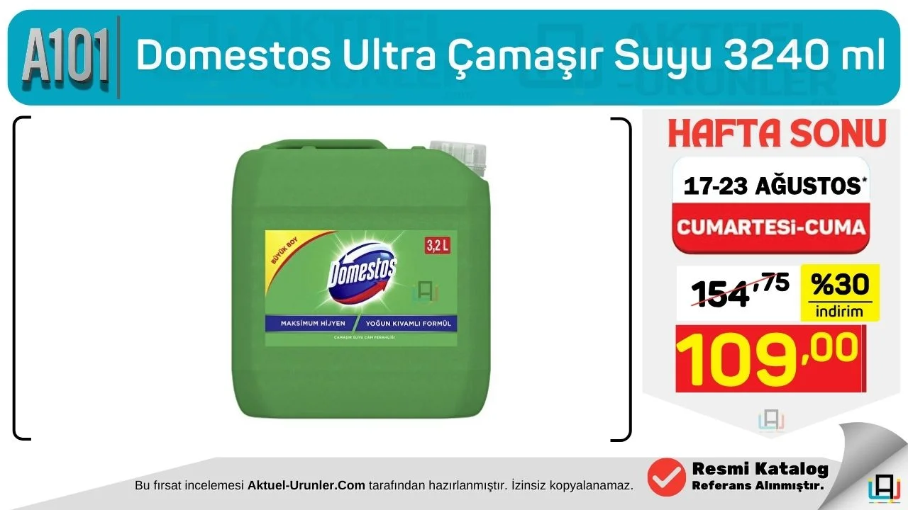 A101 17 Agustos Tekli İnceleme infografik Görsel