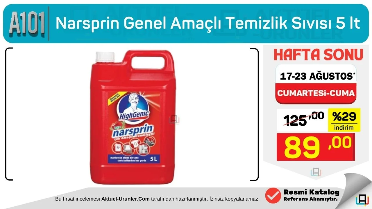 A101 17 Agustos Tekli İnceleme infografik Görsel