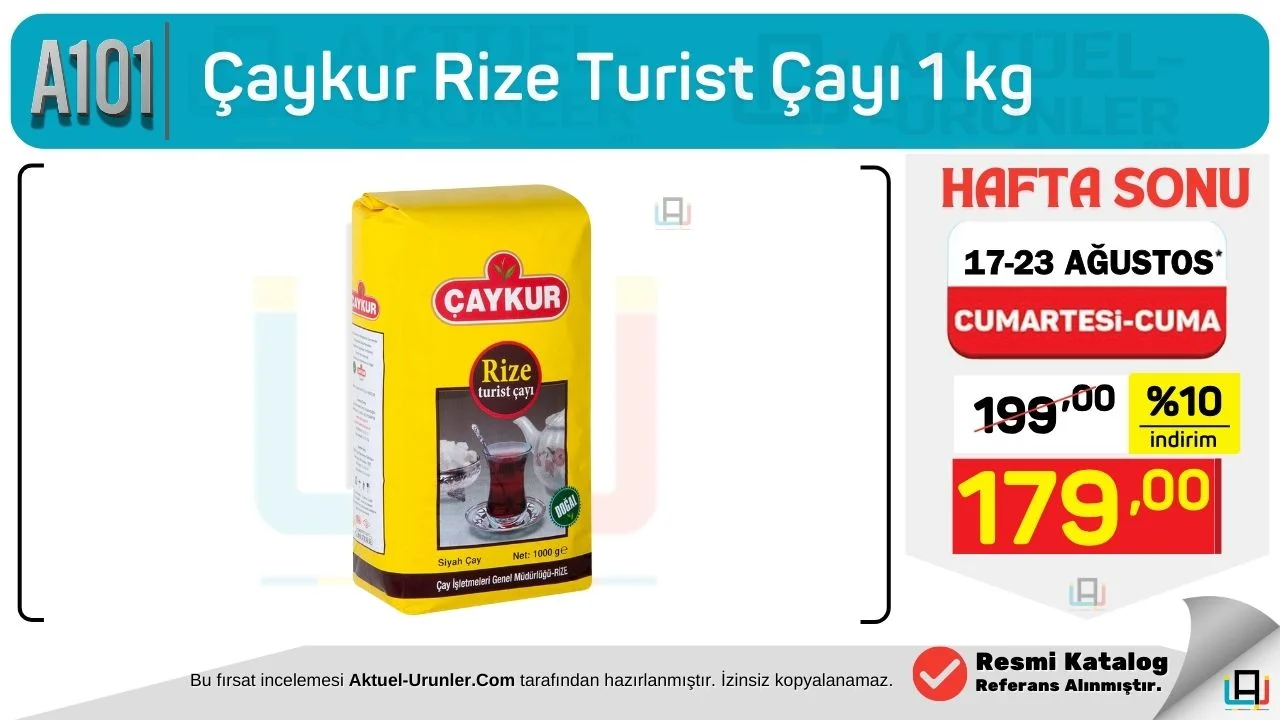 A101 17 Agustos Tekli İnceleme infografik Görsel