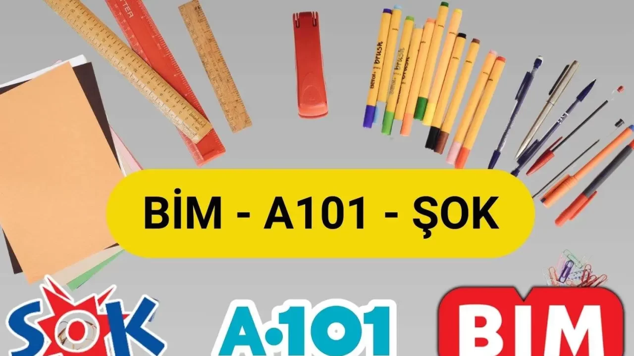 BİM – ŞOK – A101 Kırtasiye Katalogları 2024