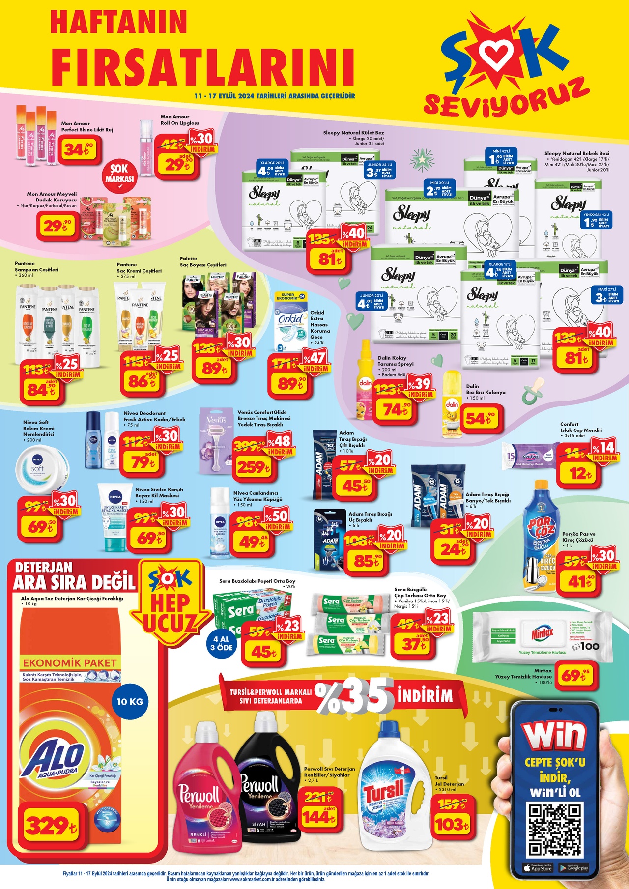 Şok 11 Eylül 2024 Temizlik ve Kişisel Bakım Ürünleri Kataloğu