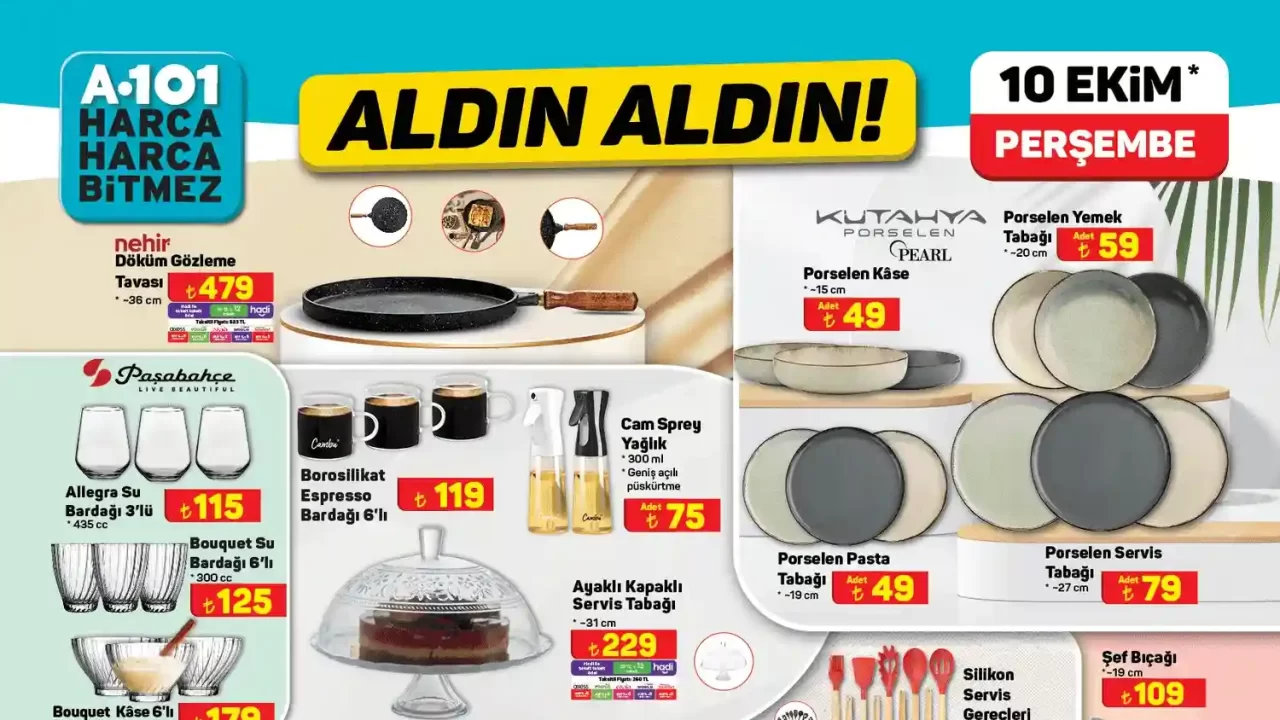 A101 10 Ekim 2024 Aktüel Ürünler Kataloğu