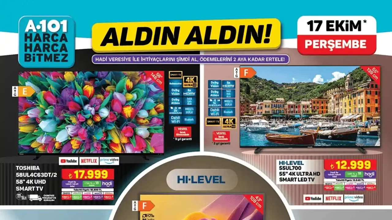 A101 17 Ekim 2024 Aktüel Ürünler Kataloğu