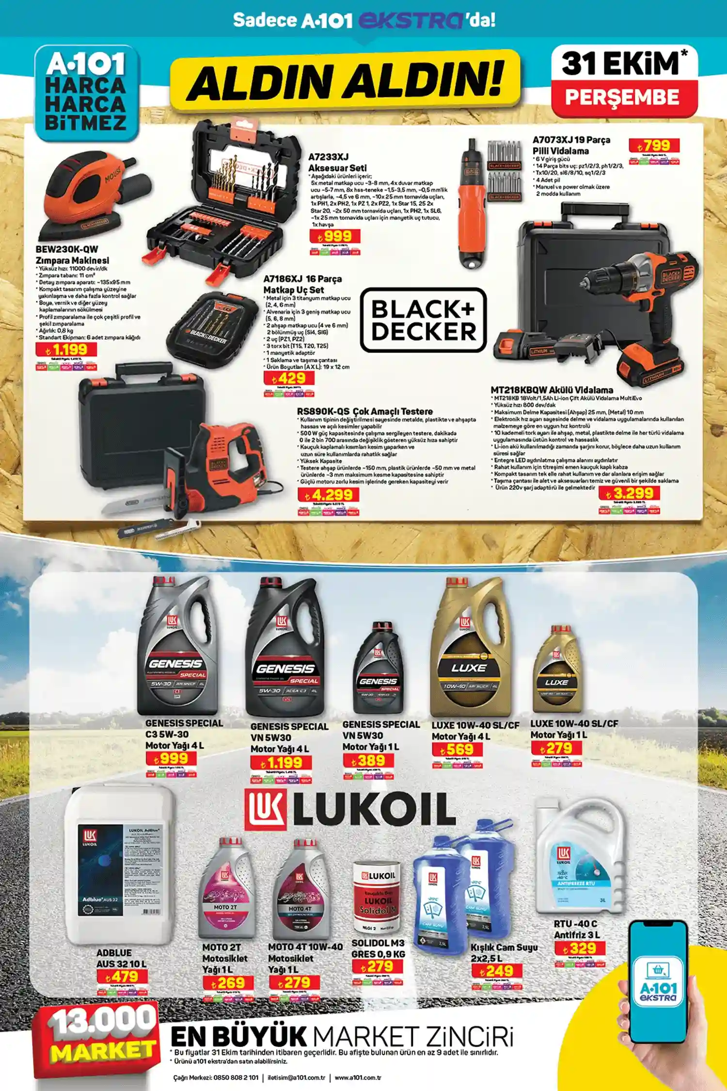 A101 31 Ekim Online Fırsatlar Kataloğu Sayfa 6