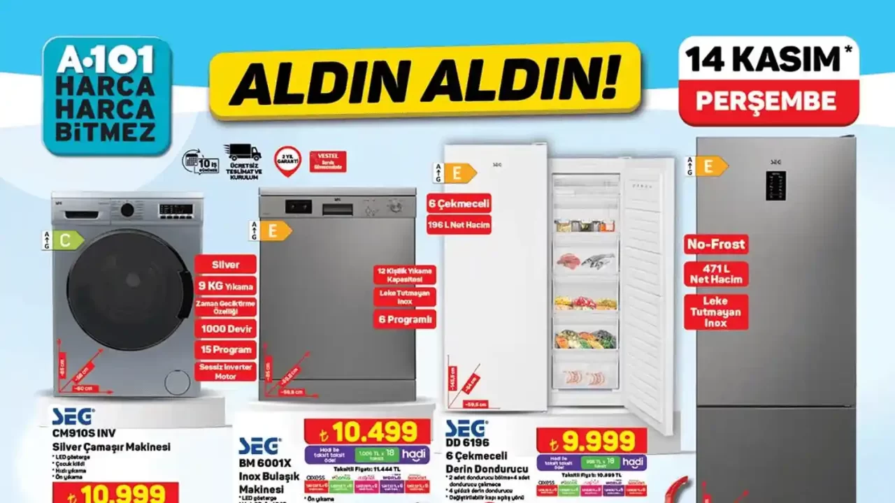 A101 14 Kasım 2024 Aktüel Ürünler Kataloğu