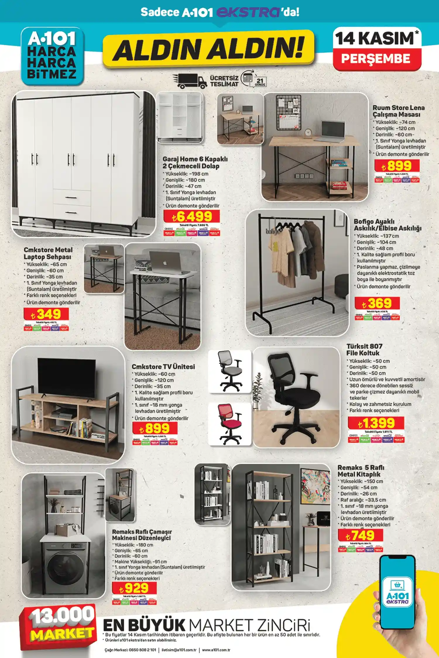 A101 Aktüel 14 Kasım 2024 Online Katalog Sf 4