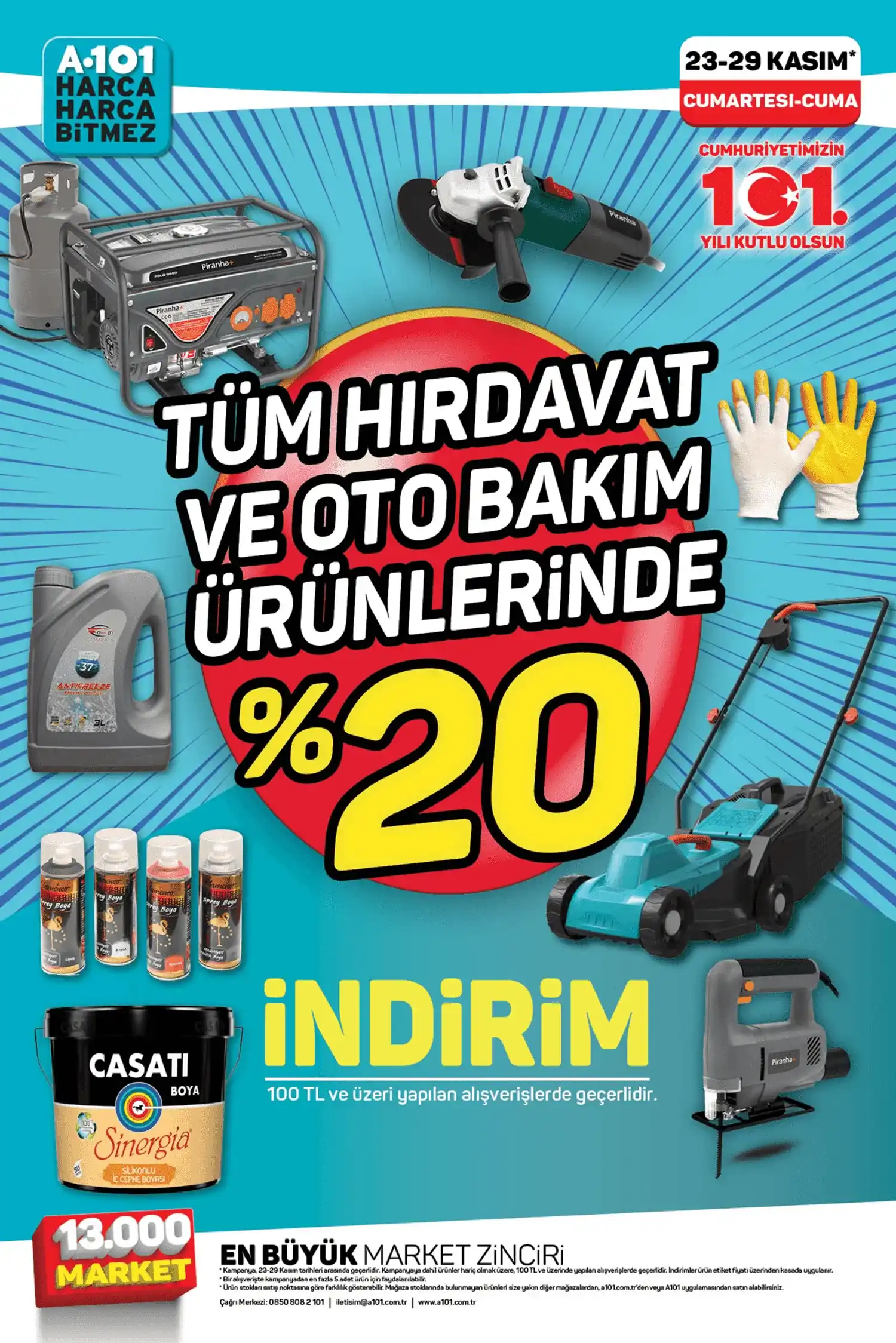 A101 23 Kasım 2024 Aktüel Ürünler Kataloğu