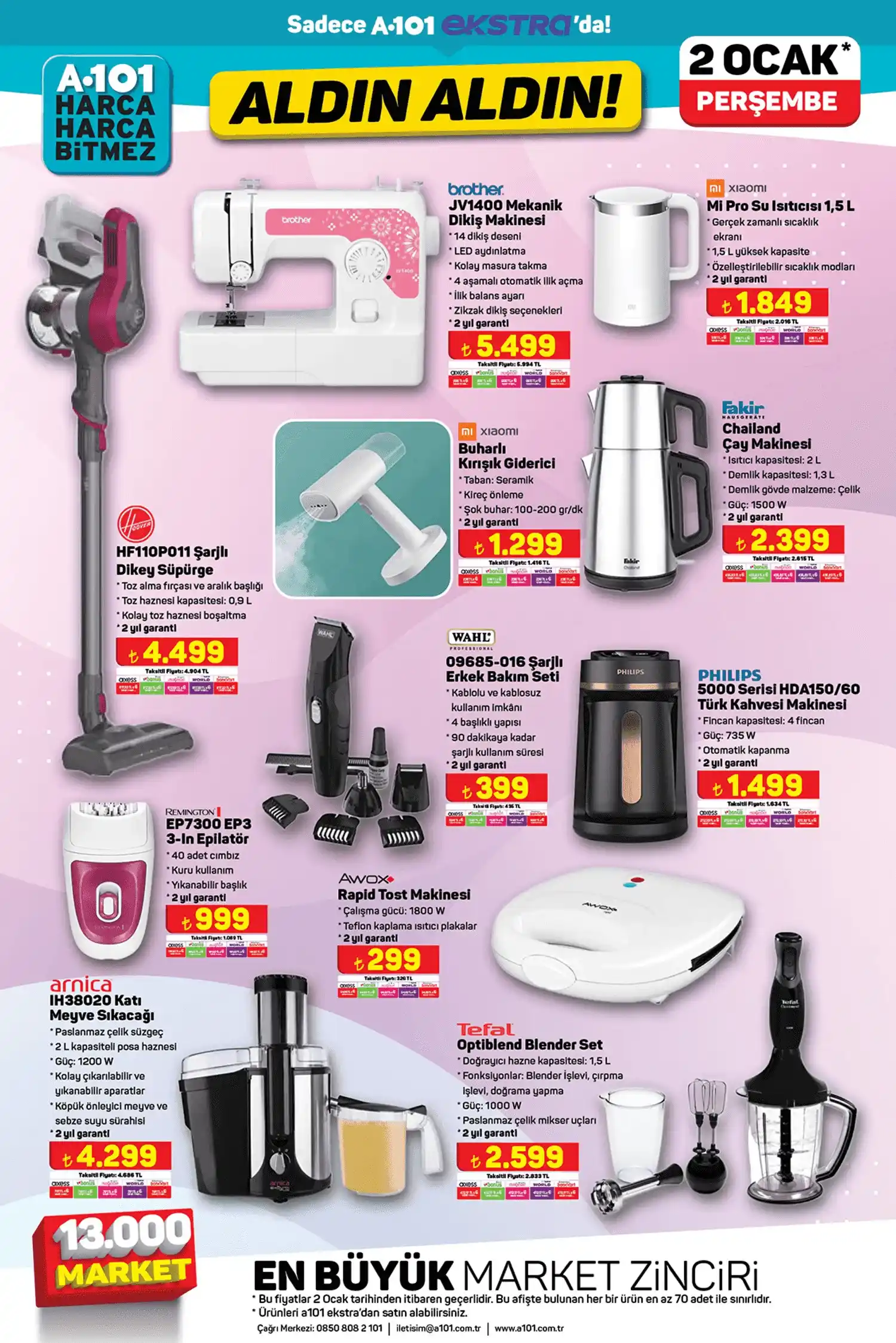 A101 2 Ocak 2025 Online Katalog Sayfası 2