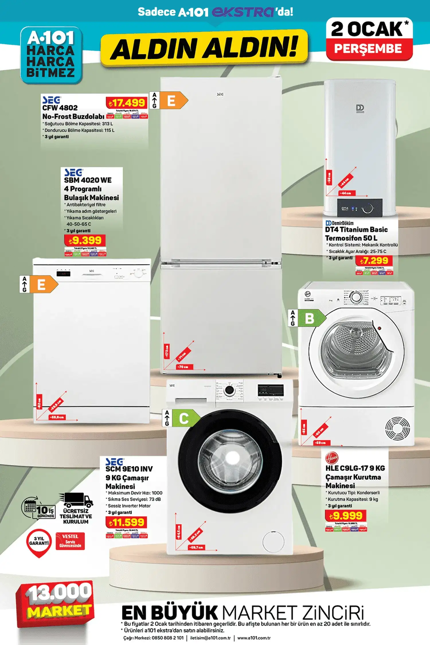 A101 2 Ocak 2025 Online Katalog Sayfası 3