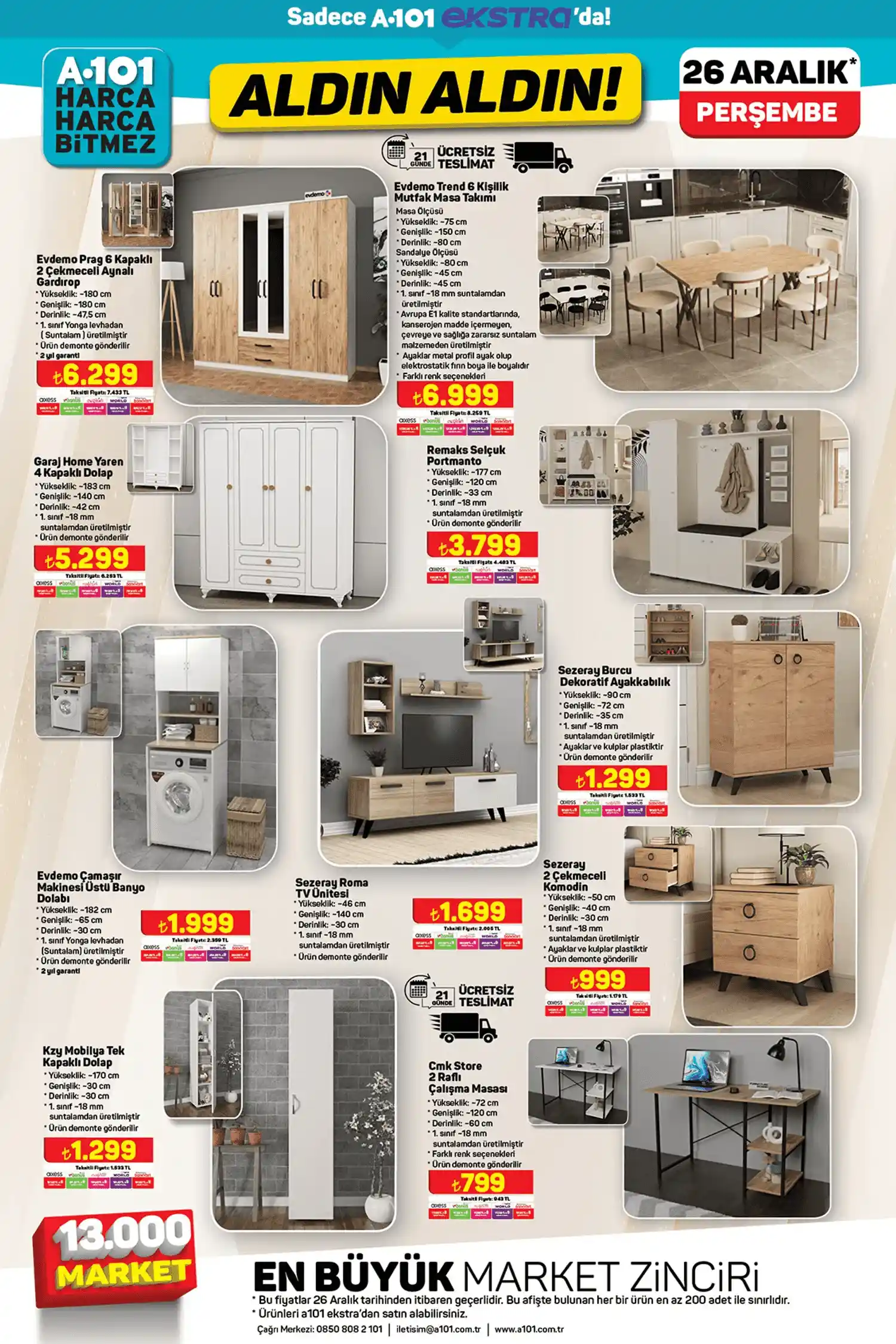 A101 26 Aralık 2024 Online Katalog Sayfa 8