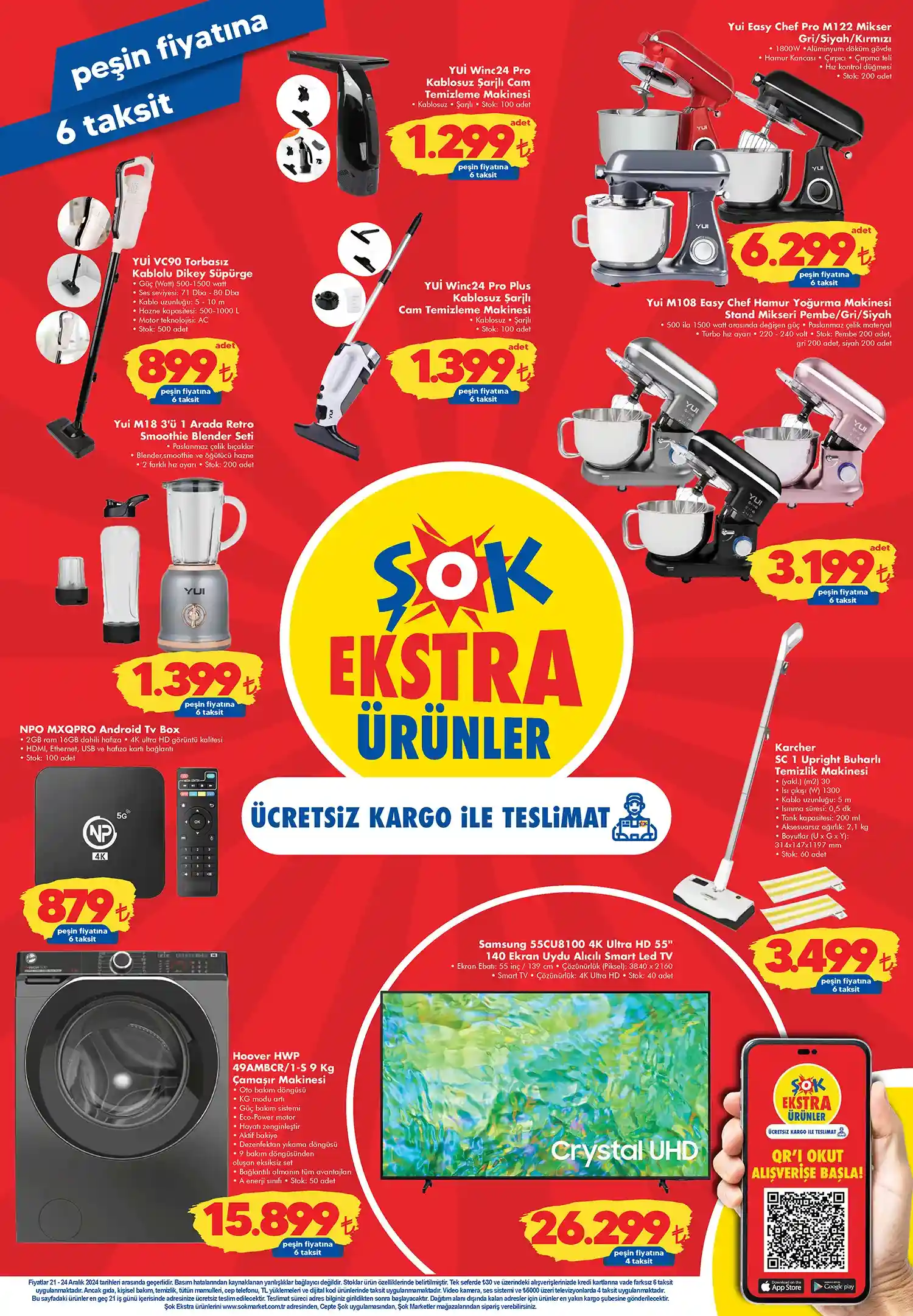 ŞOK 21 Aralık 2024 Ekstra Ürünler Kataloğu