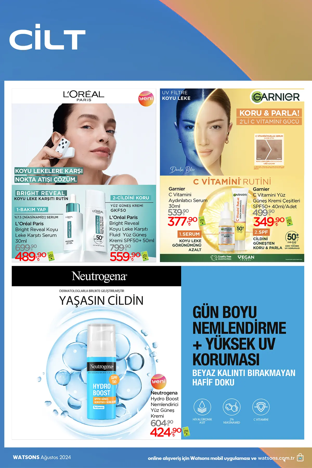 Watsons Ağustos 2024 Aktüel Ürünler Kataloğu 18. Sayfa