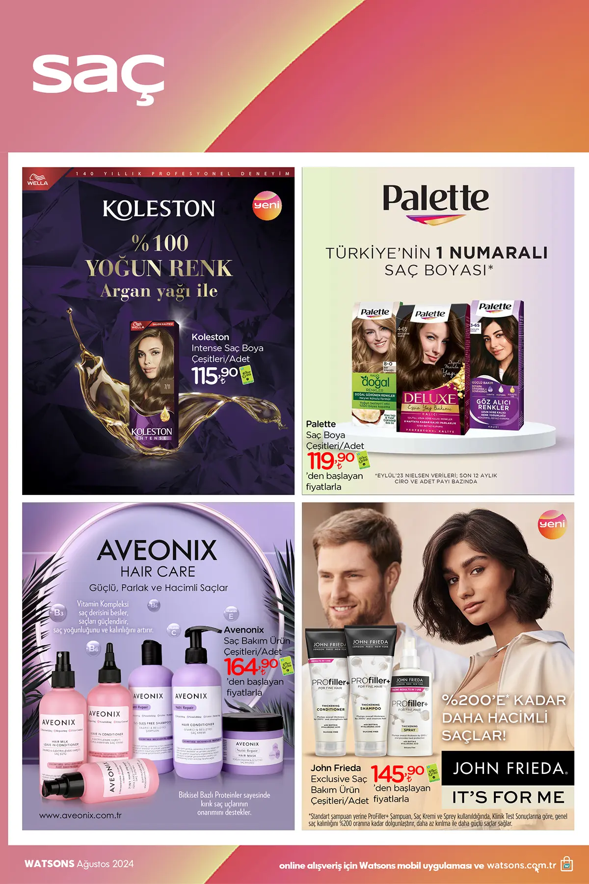 Watsons Ağustos 2024 Aktüel Ürünler Kataloğu 34. Sayfa
