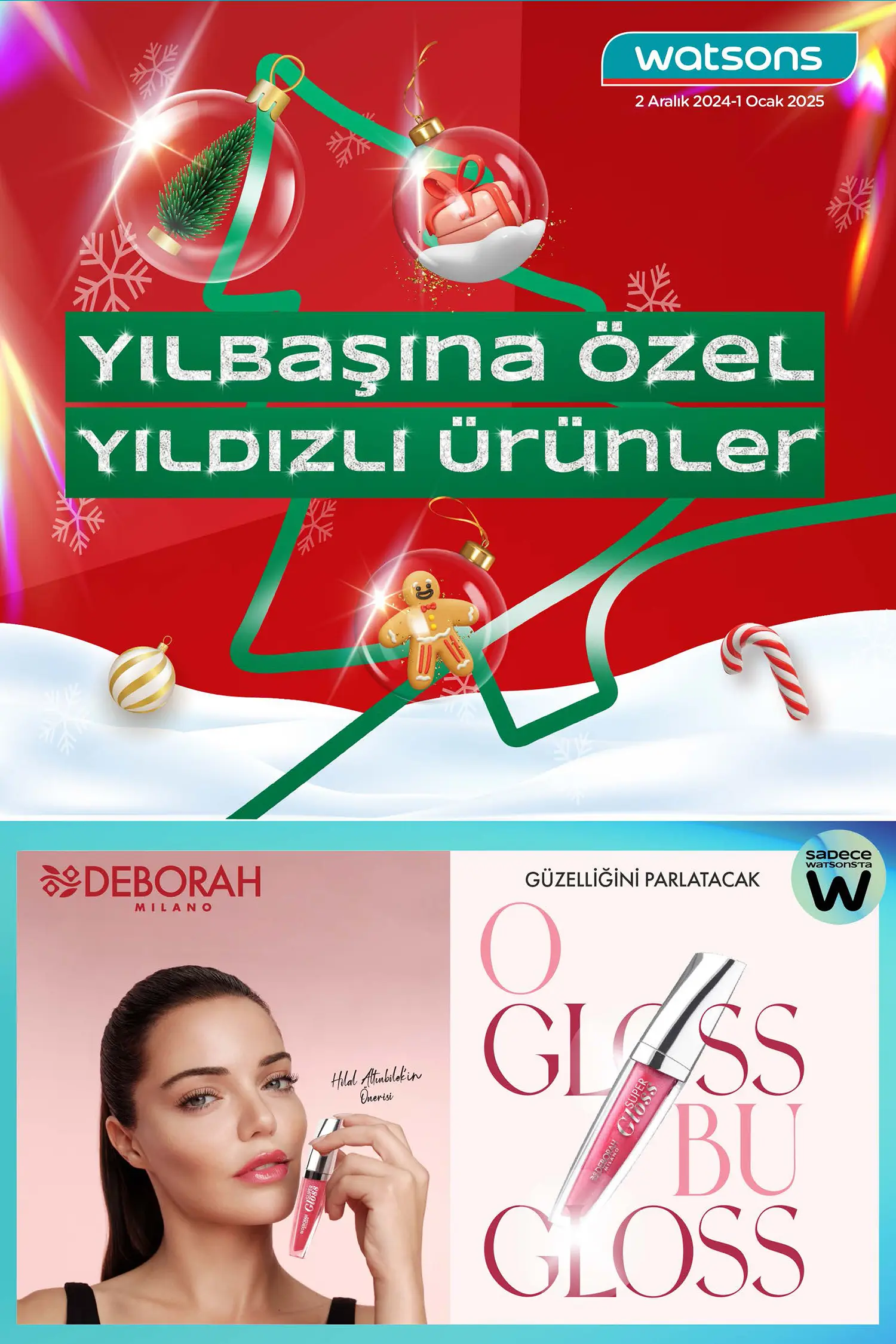 Watsons Aralık 2024 Aktüel Ürünler Kataloğu 1. Sayfa