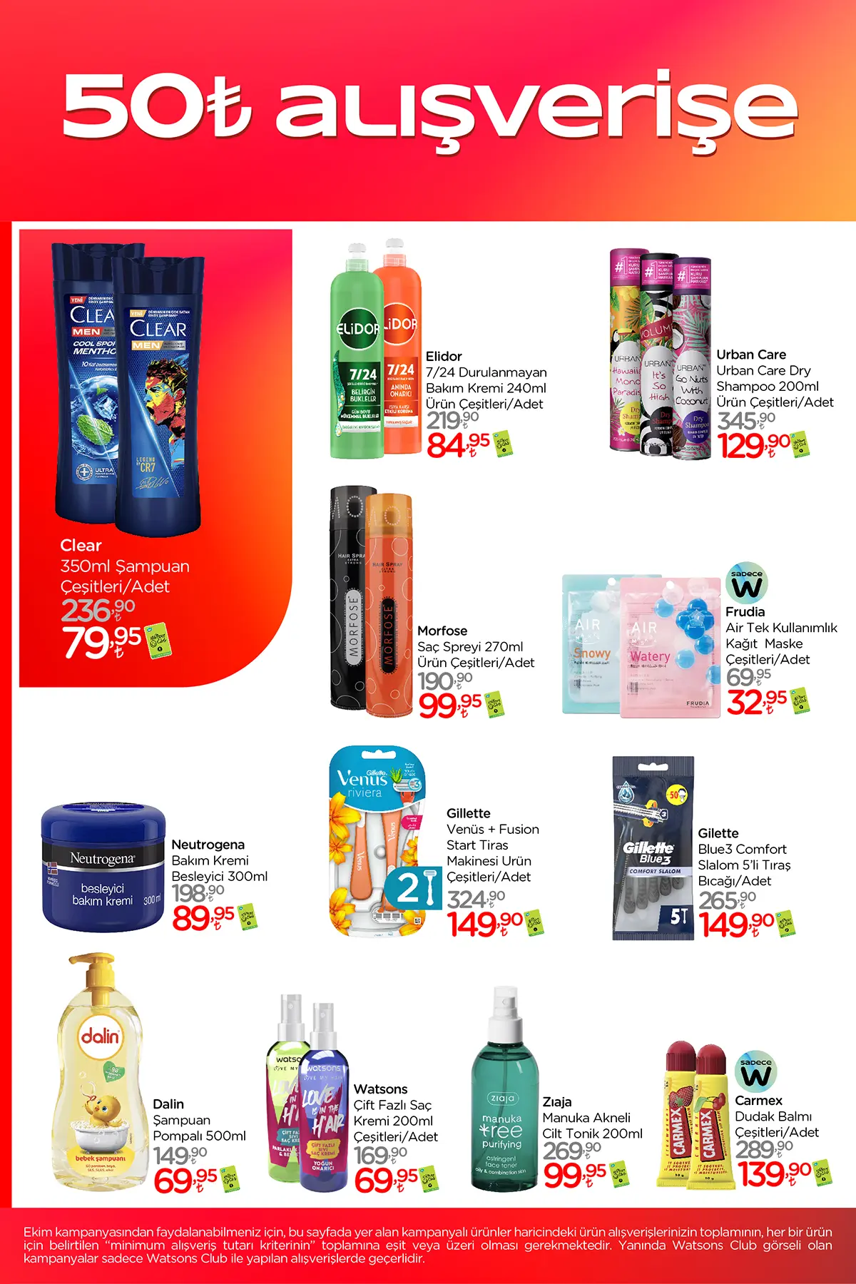 Watsons Ekim 2024 Aktüel Ürünler Kataloğu 2. Sayfa