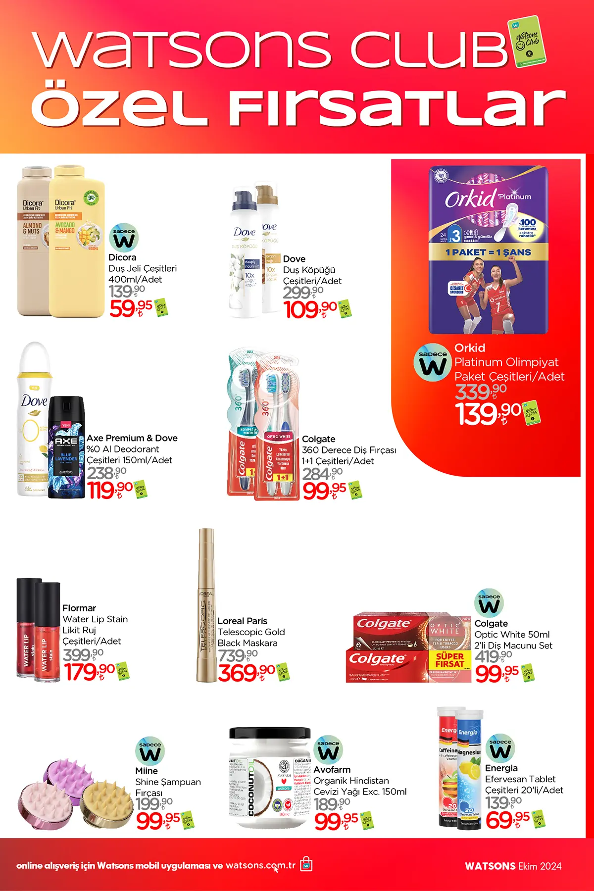 Watsons Ekim 2024 Aktüel Ürünler Kataloğu 3. Sayfa