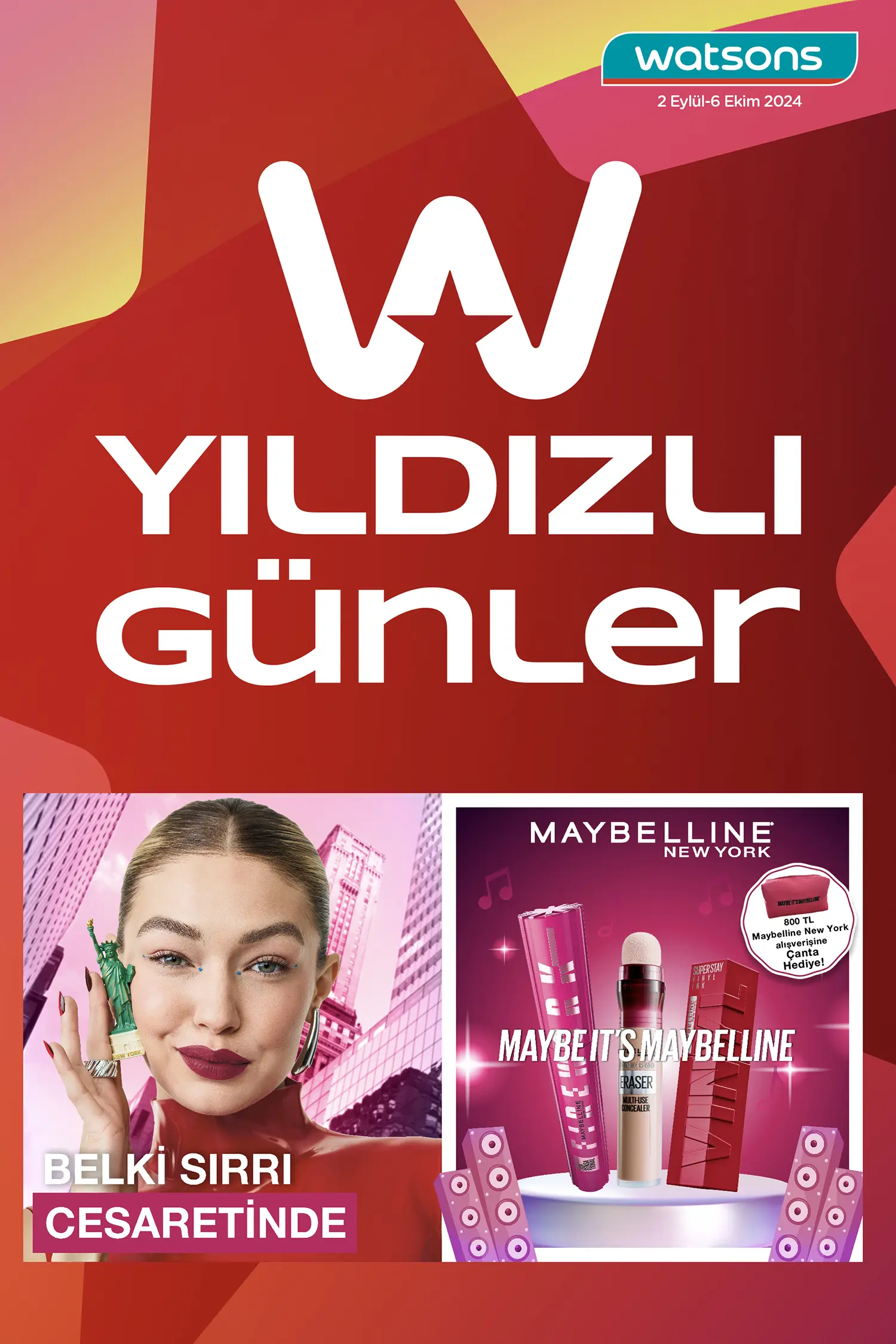 Watsons Eylül 2024 Aktüel Ürünler Kataloğu 1. Sayfa