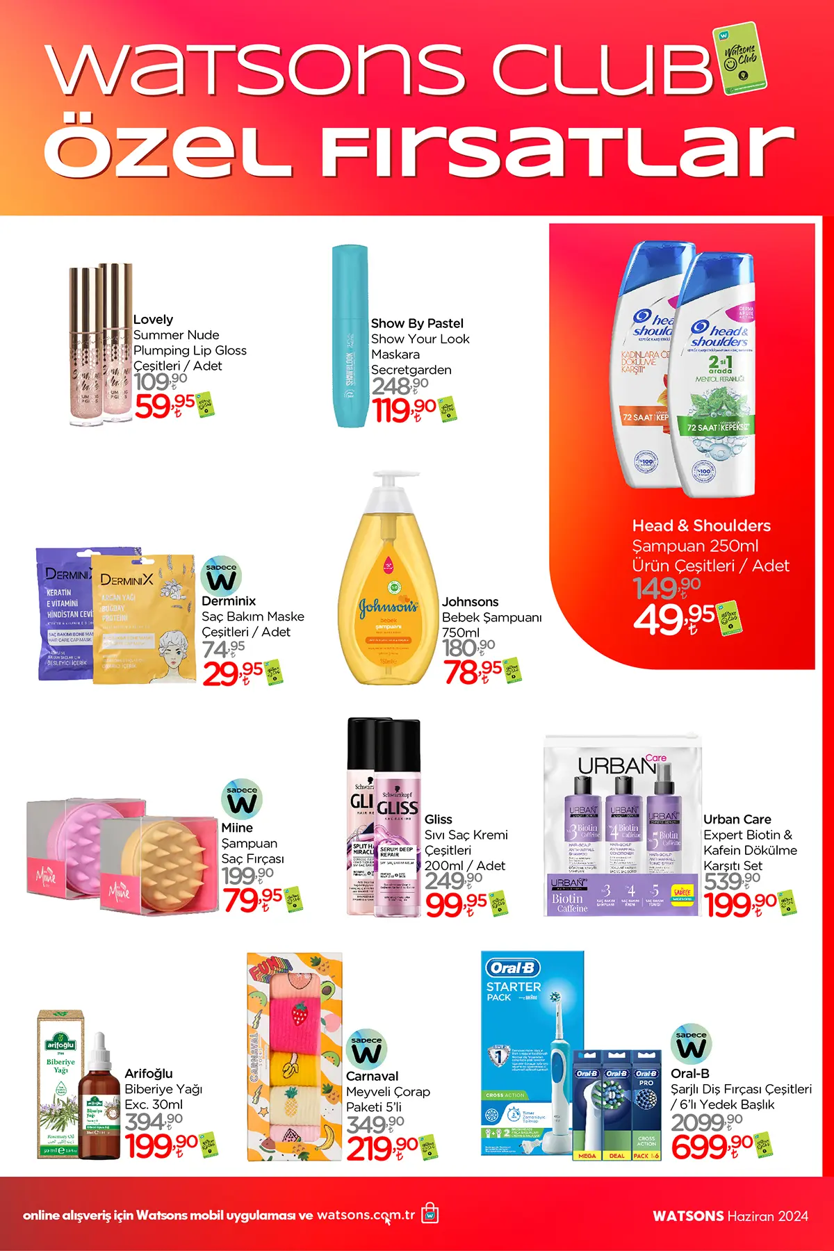 Watsons HAZİRAN 2024 Aktüel Ürünler Kataloğu 3. Sayfa