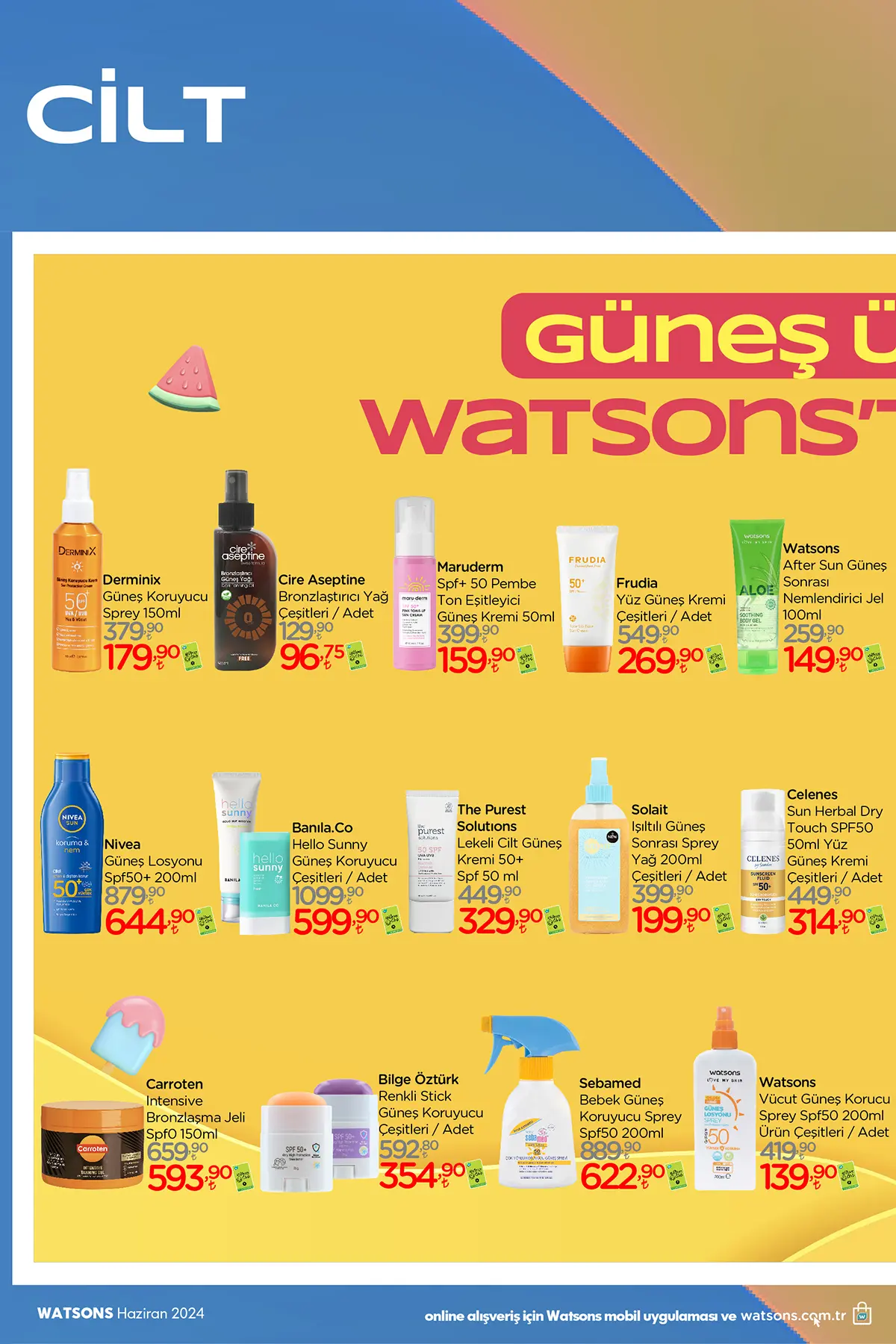 Watsons HAZİRAN 2024 Aktüel Ürünler Kataloğu 25. Sayfa