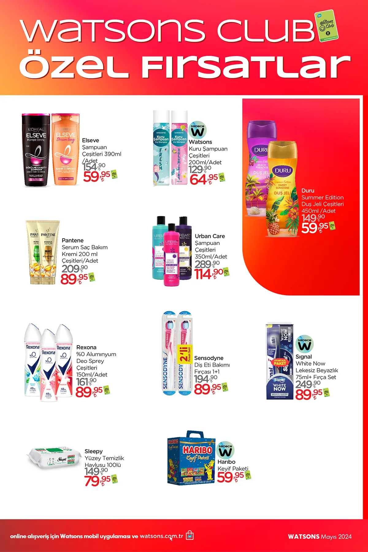 Watsons Mayıs 2024 Aktüel Ürünler Kataloğu 3. Sayfa