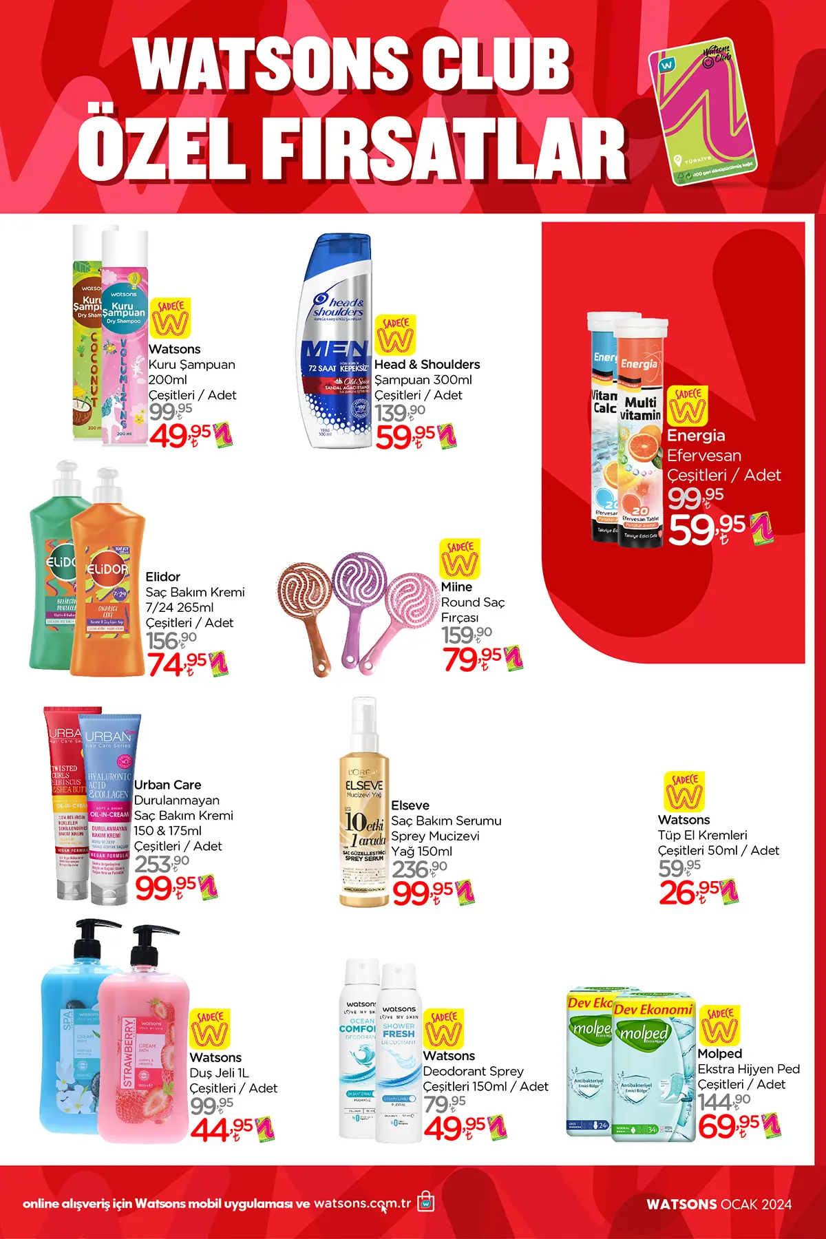 Watsons Ocak 2024 Aktüel Ürünler Kataloğu 3. Sayfa
