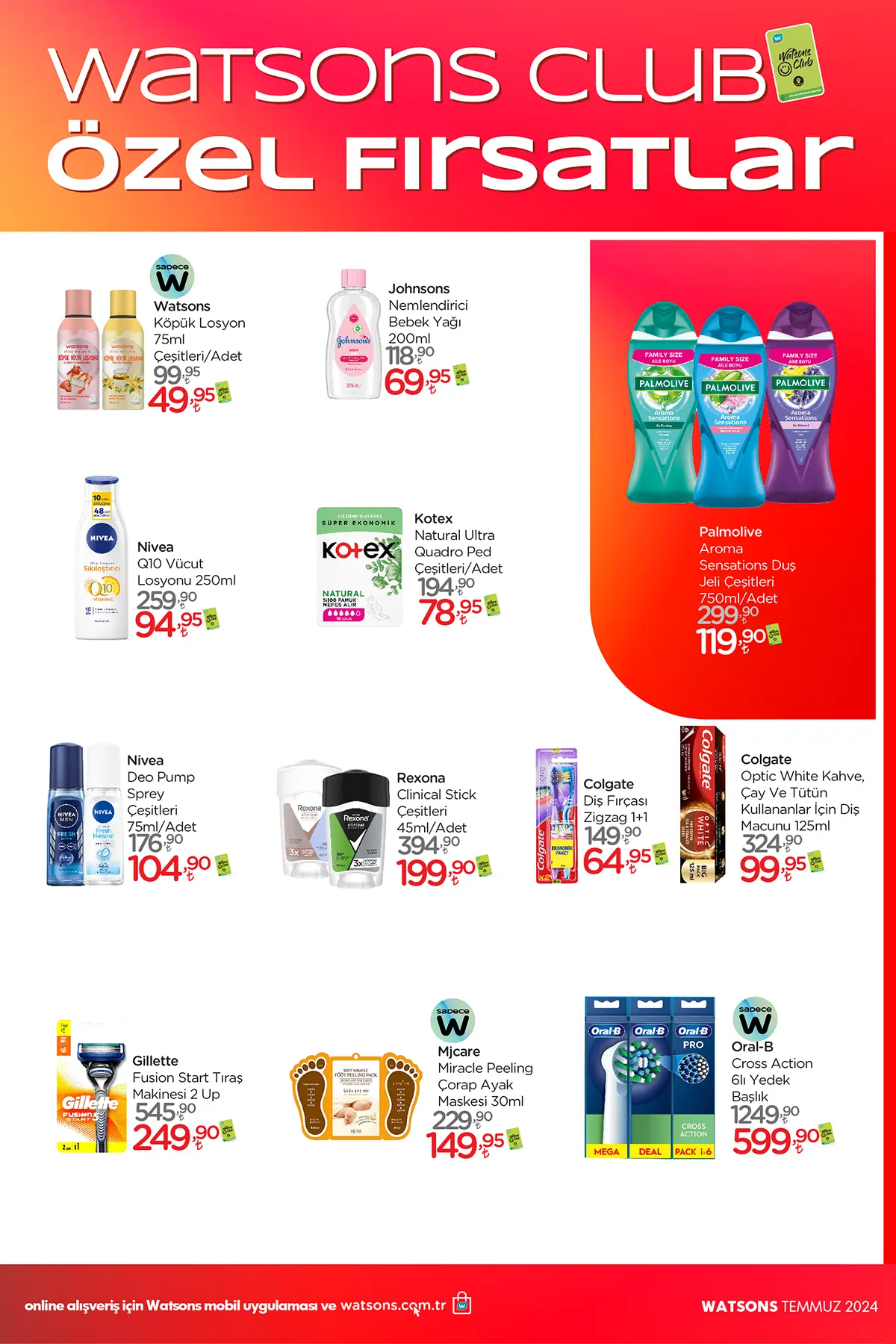 Watsons Temmuz 2024 Aktüel Ürünler Kataloğu 3. Sayfa