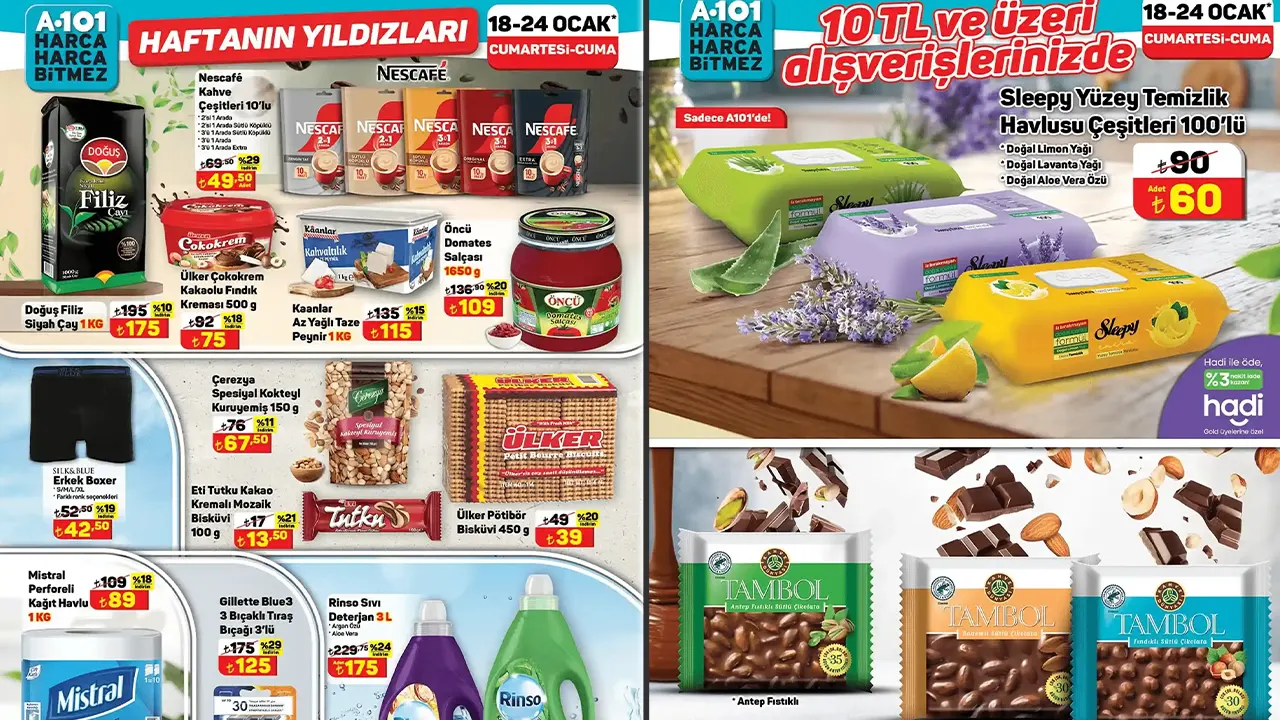 A101 18 Ocak 2025 Aktüel Ürünler Kataloğu