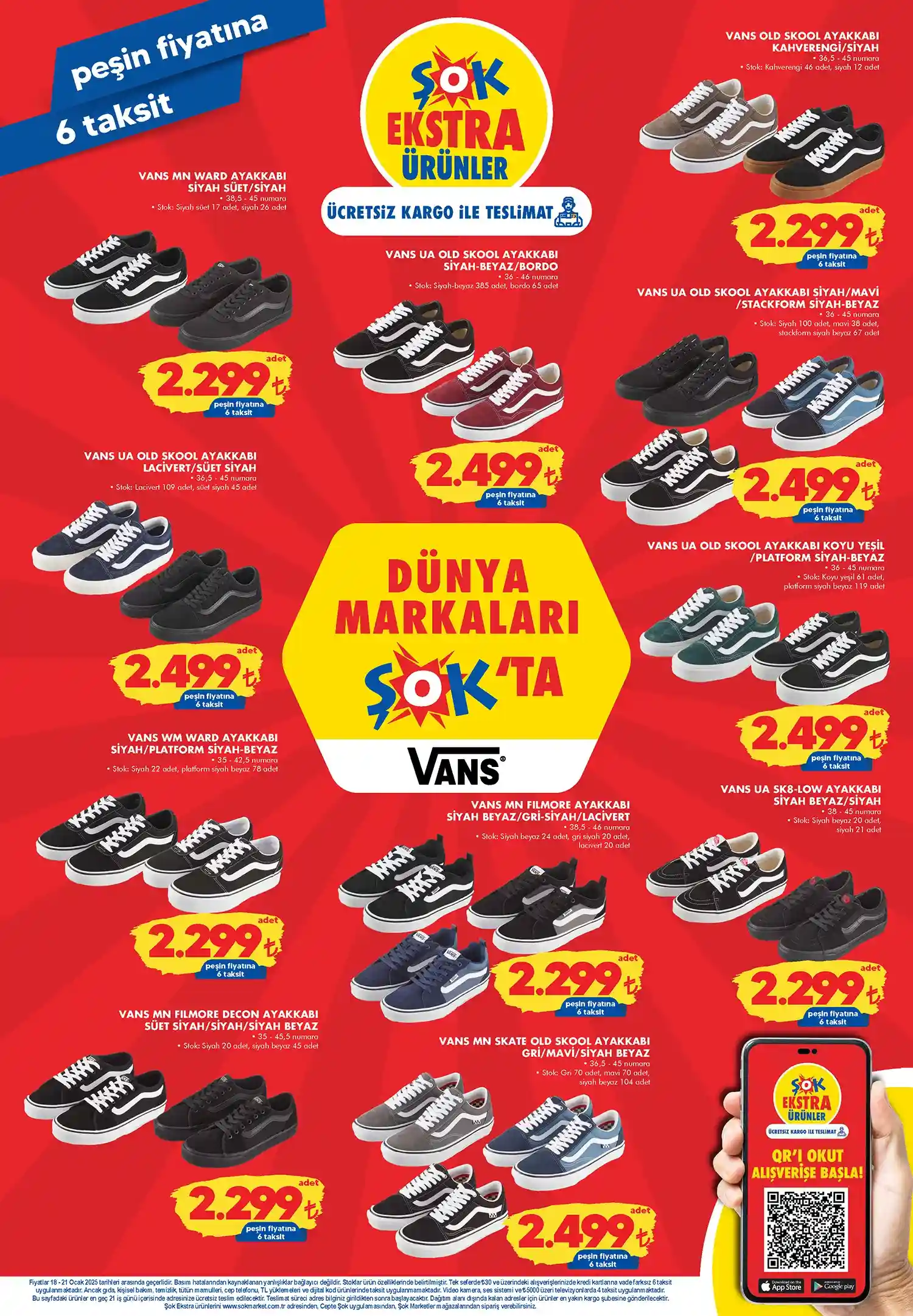 ŞOK Aktüel 18 Ocak 2025 Vans Fırsatlar Sayfası Kataloğu