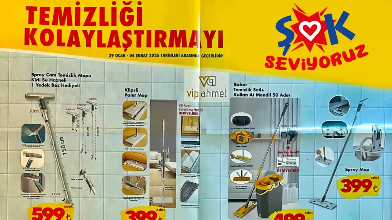 ŞOK 29 Ocak 2025 Aktüel Ürünler Kataloğu