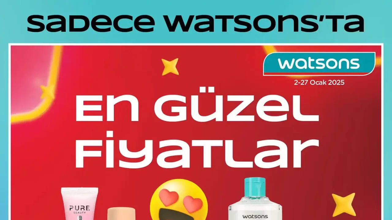 Watsons OCAK 2025 Kataloğu – 1. Aktüel Katalog