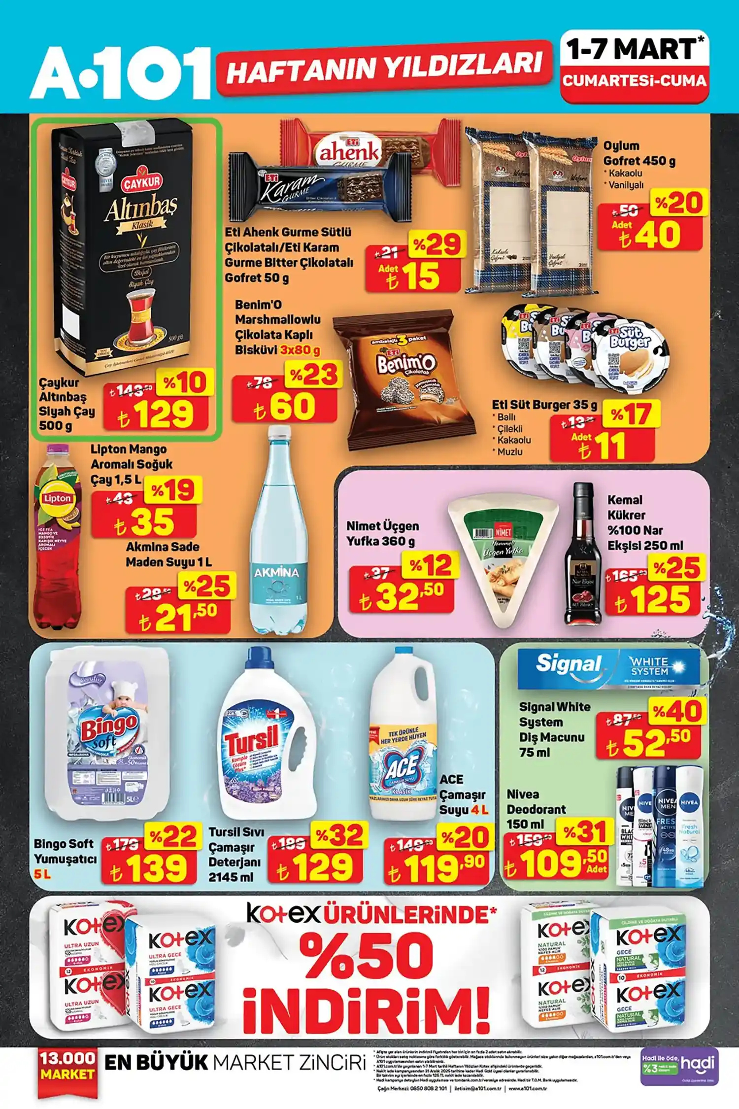 A101 1 Mart 2025 Ramazan Ayı İlk Kataloğu Büyük İndirimleri