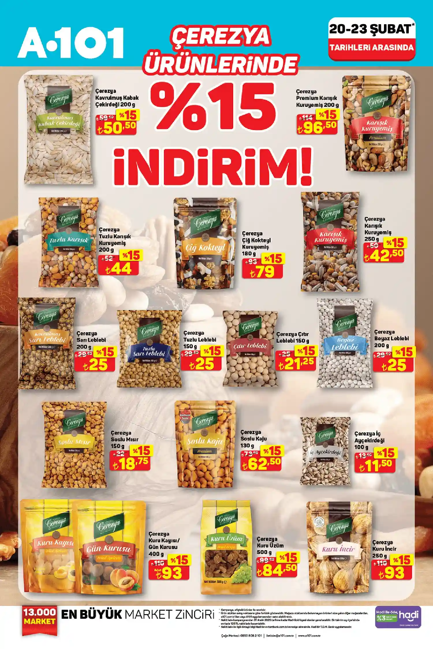 A101 20 Şubat 2025 Yeni Eklenen Fırsatlar