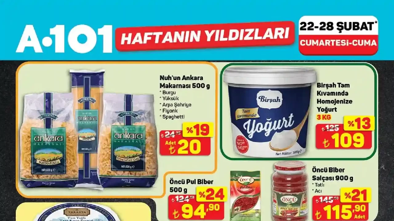 A101 22 Şubat 2025 Aktüel Ürünler Kataloğu