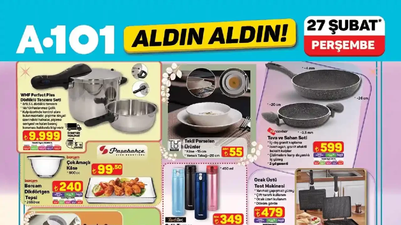 A101 27 Şubat 2025 Aktüel Ürünler Kataloğu