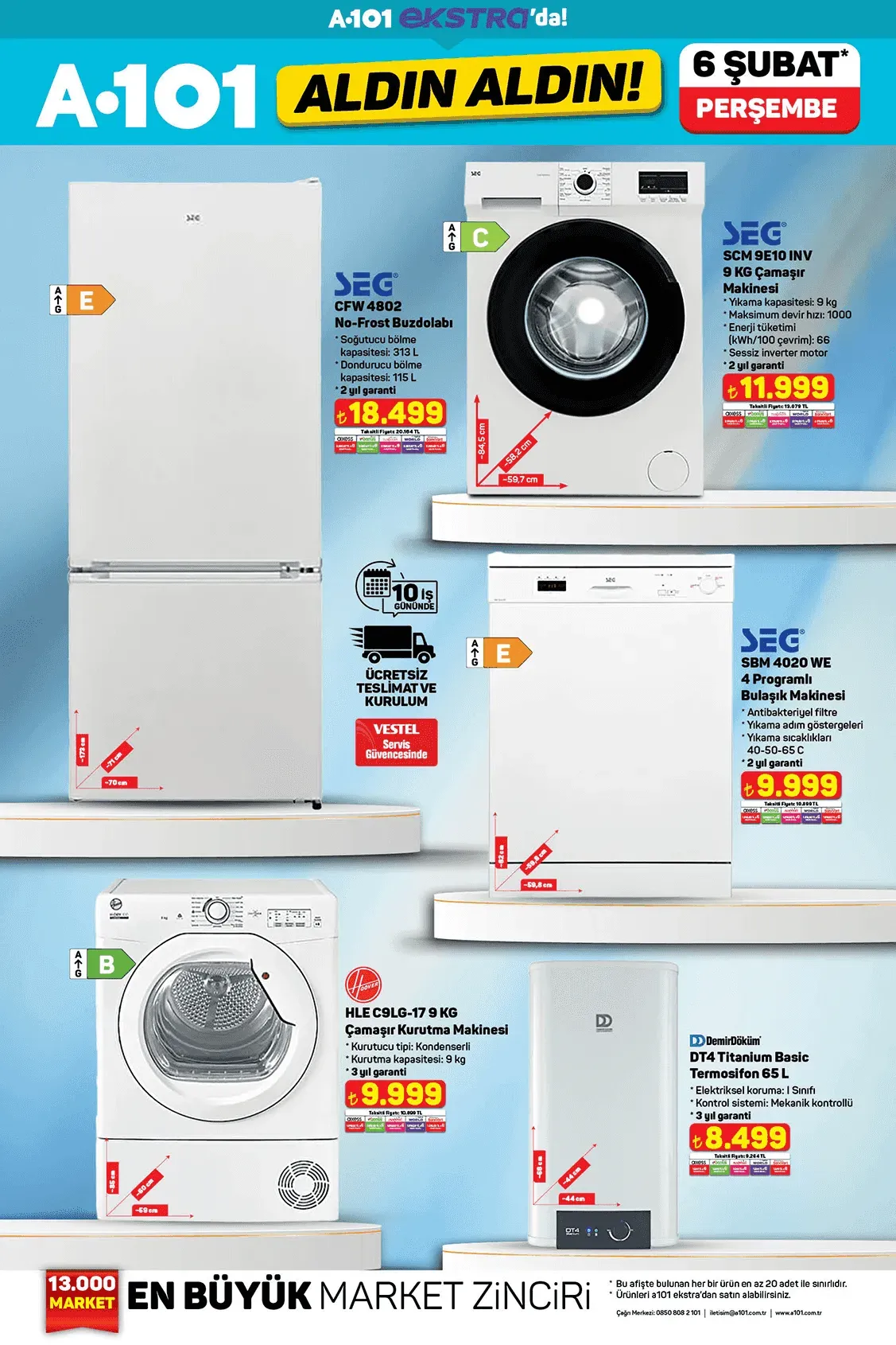A101 6 Şubat 2025 Online Katalog Sayfa 4