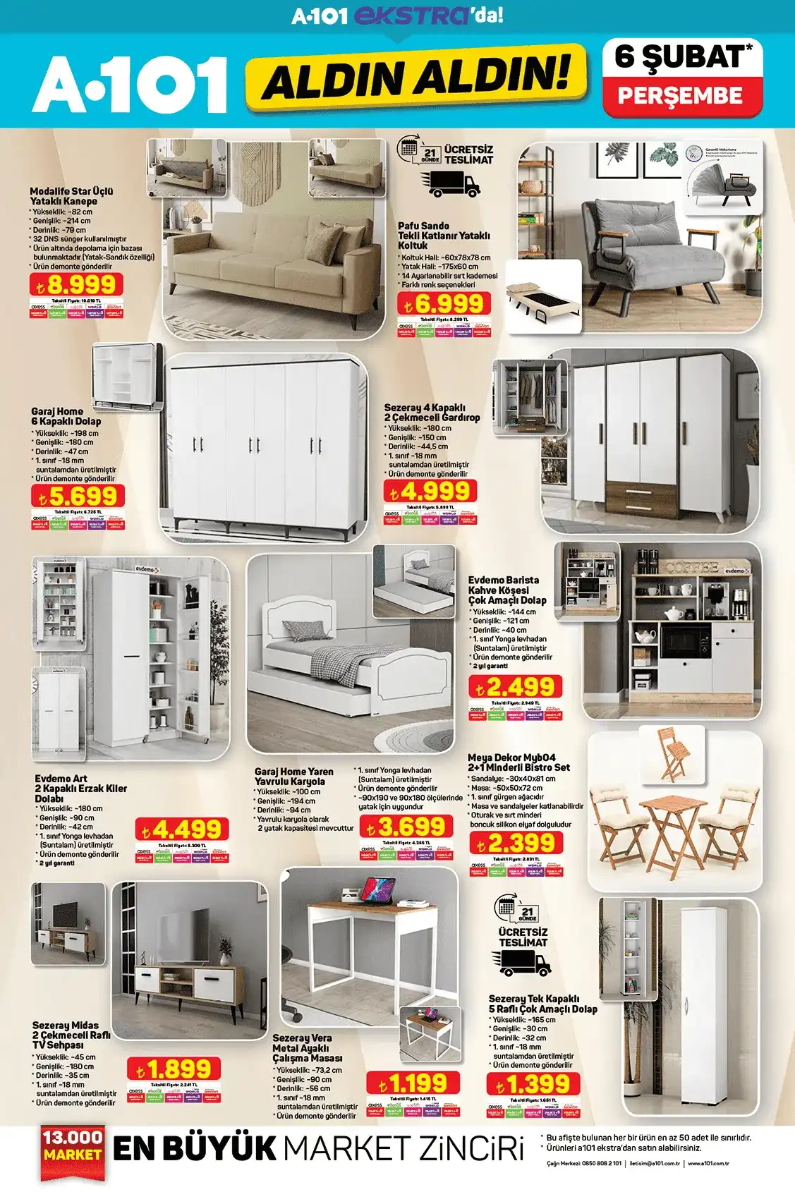 A101 6 Şubat 2025 Online Katalog Sayfa 8