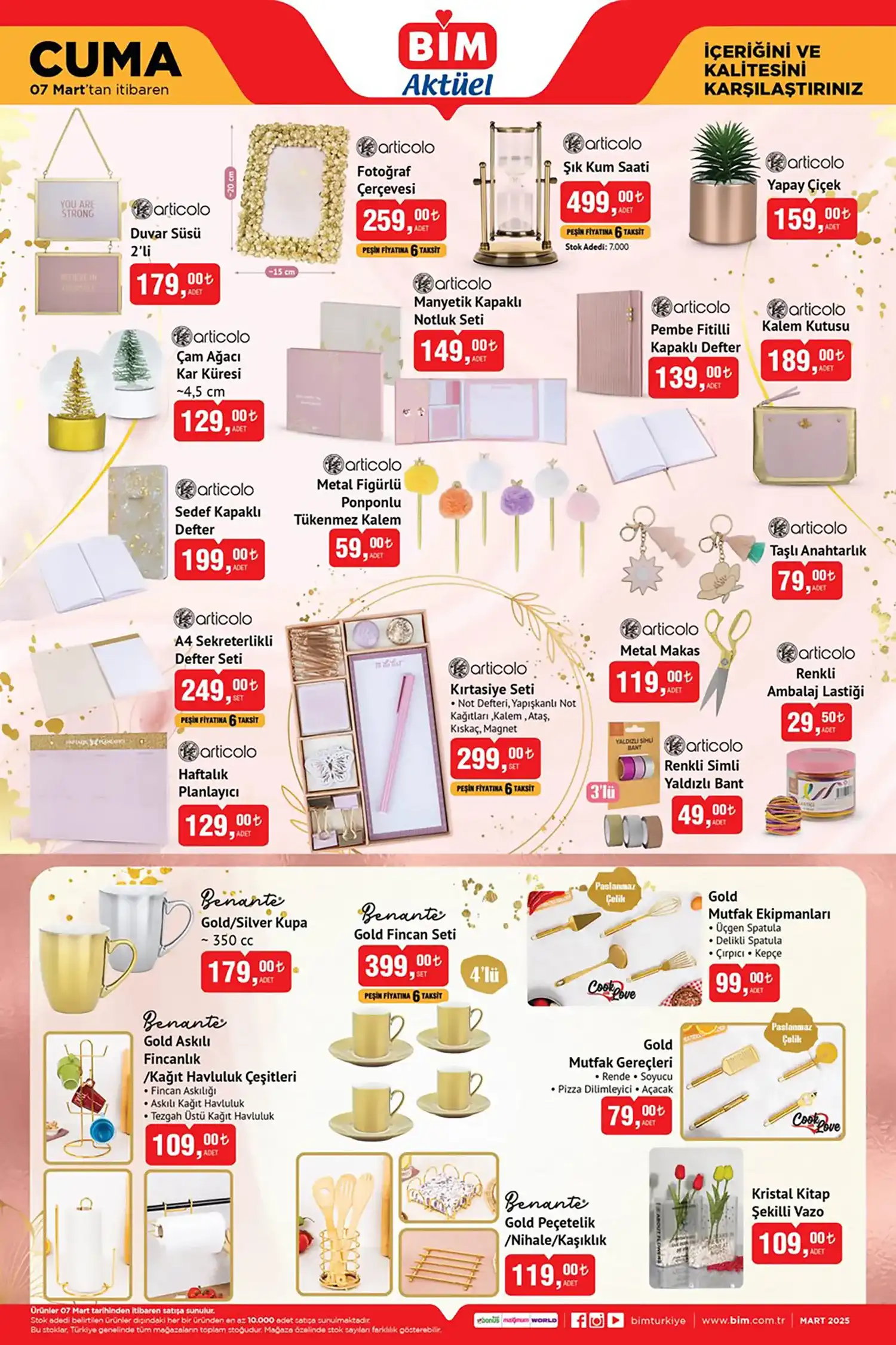 Bim 7 Mart 2025 Muhteşem İndirimlerle Dolu Aktüel Katalog