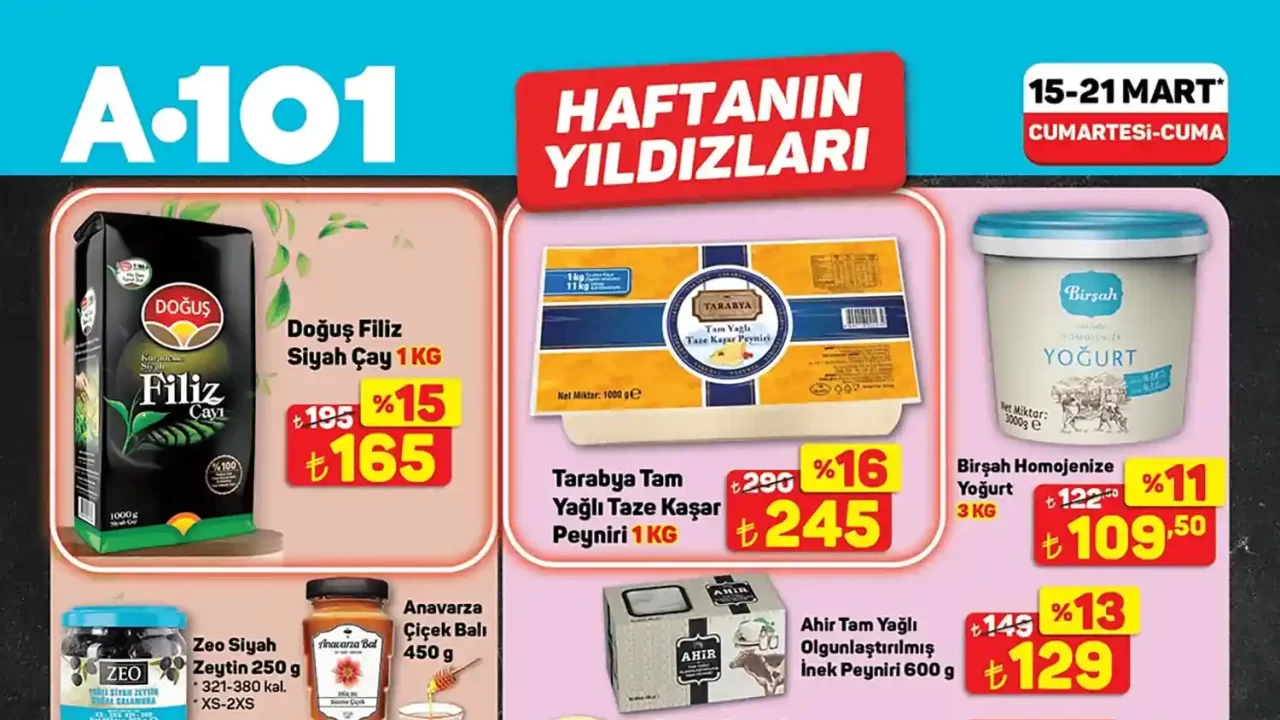 A101 15 Mart 2025 Aktüel Ürünler Kataloğu