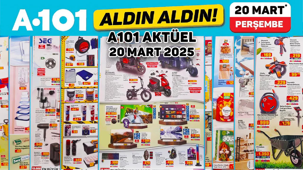 A101 20 Mart 2025 Aktüel Ürünler Kataloğu