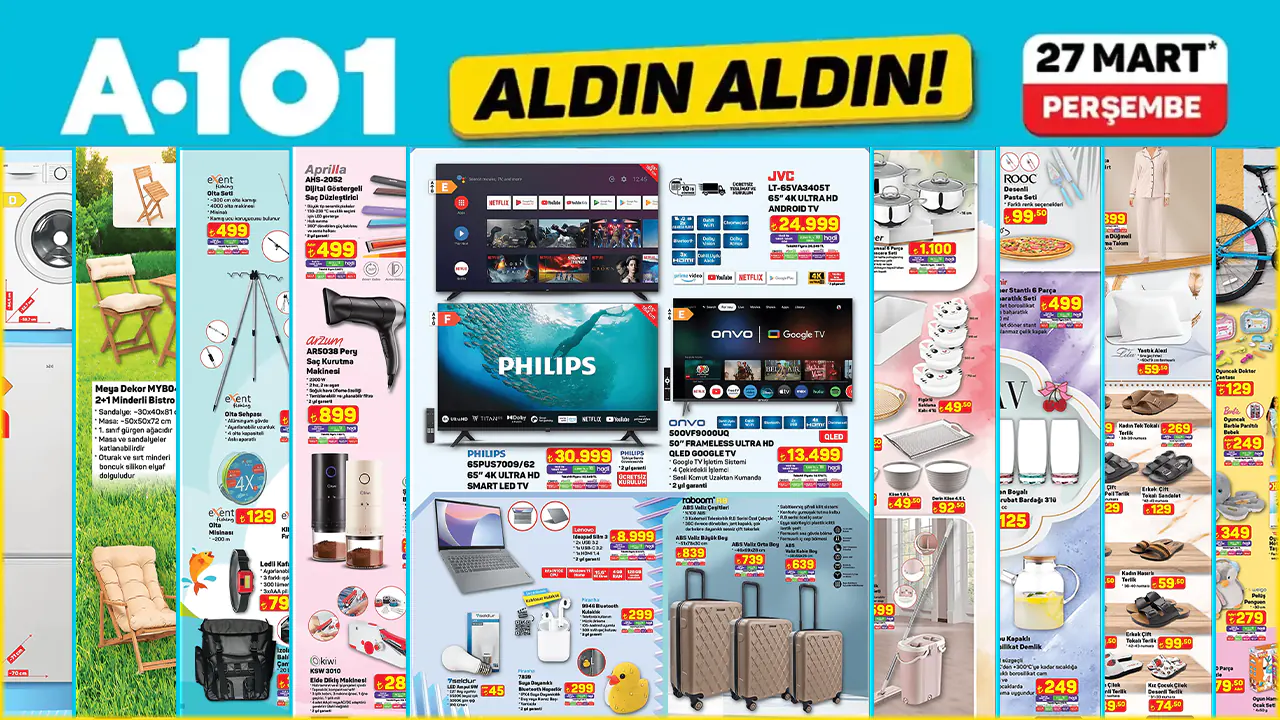 A101 27 Mart 2025 Aktüel Ürünler Kataloğu