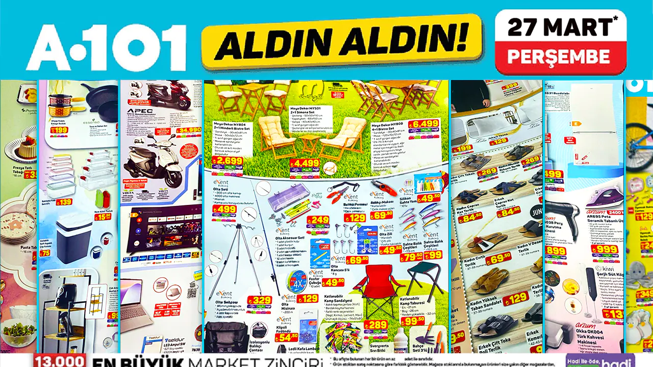 A101 27 Mart 2025 Aktüel Ürünler Kataloğu