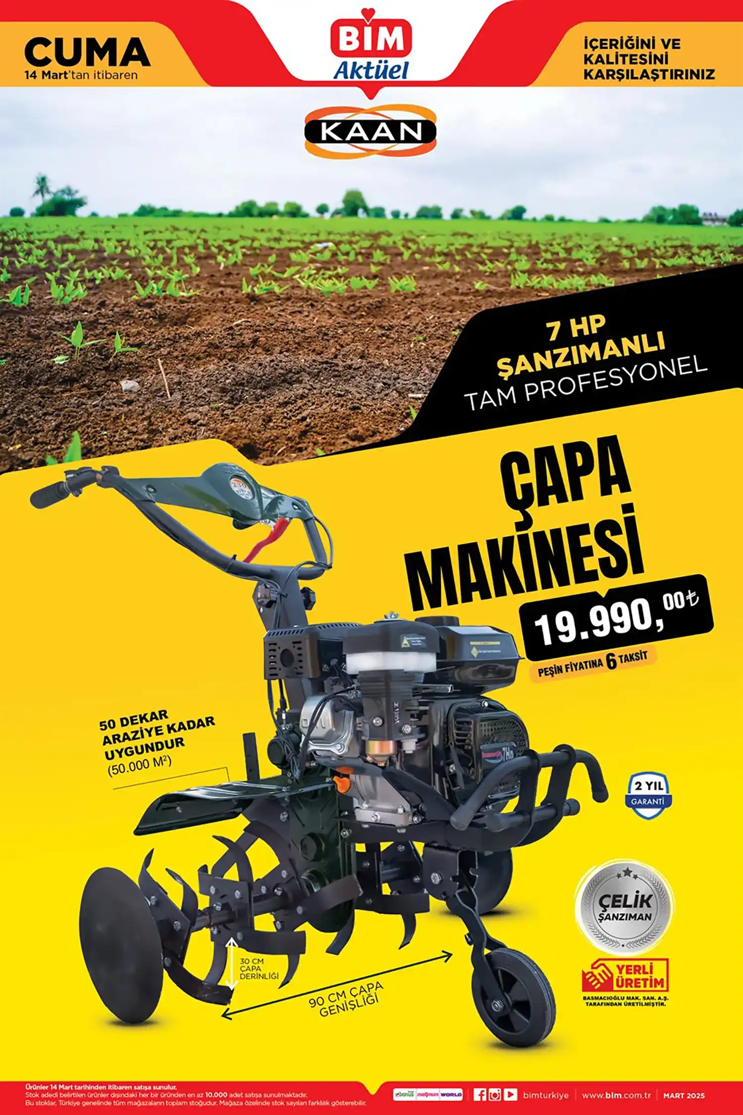 Bim Aktüel 14 Mart 2025 Sayfa 6 Çapa Makinesi Sayfası