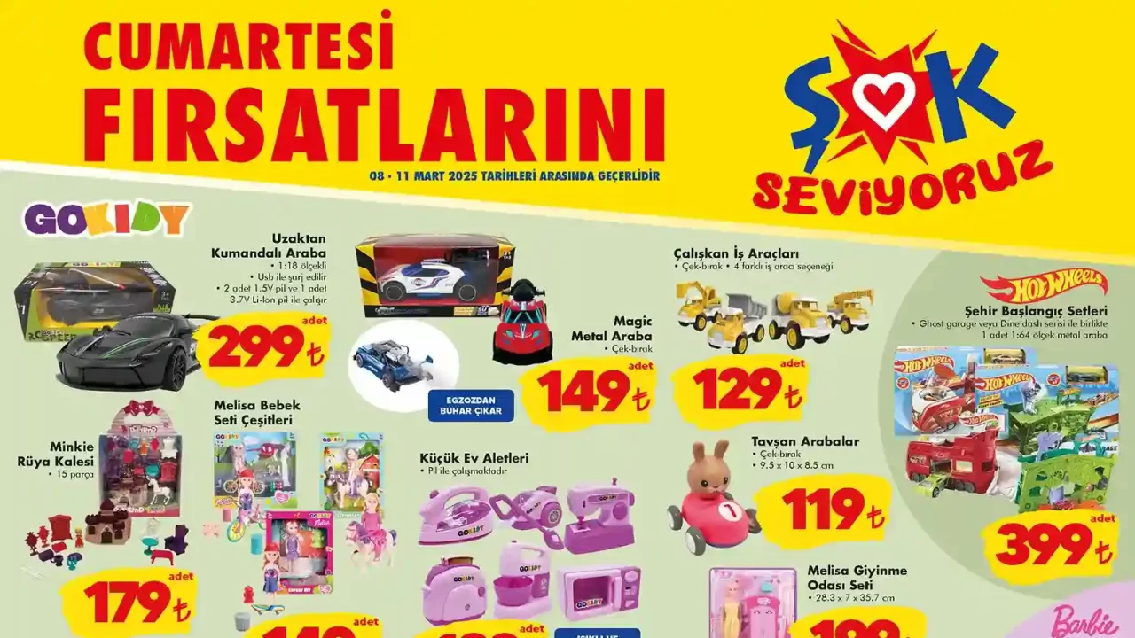 ŞOK 8 Mart 2025 Aktüel Ürünler Kataloğu